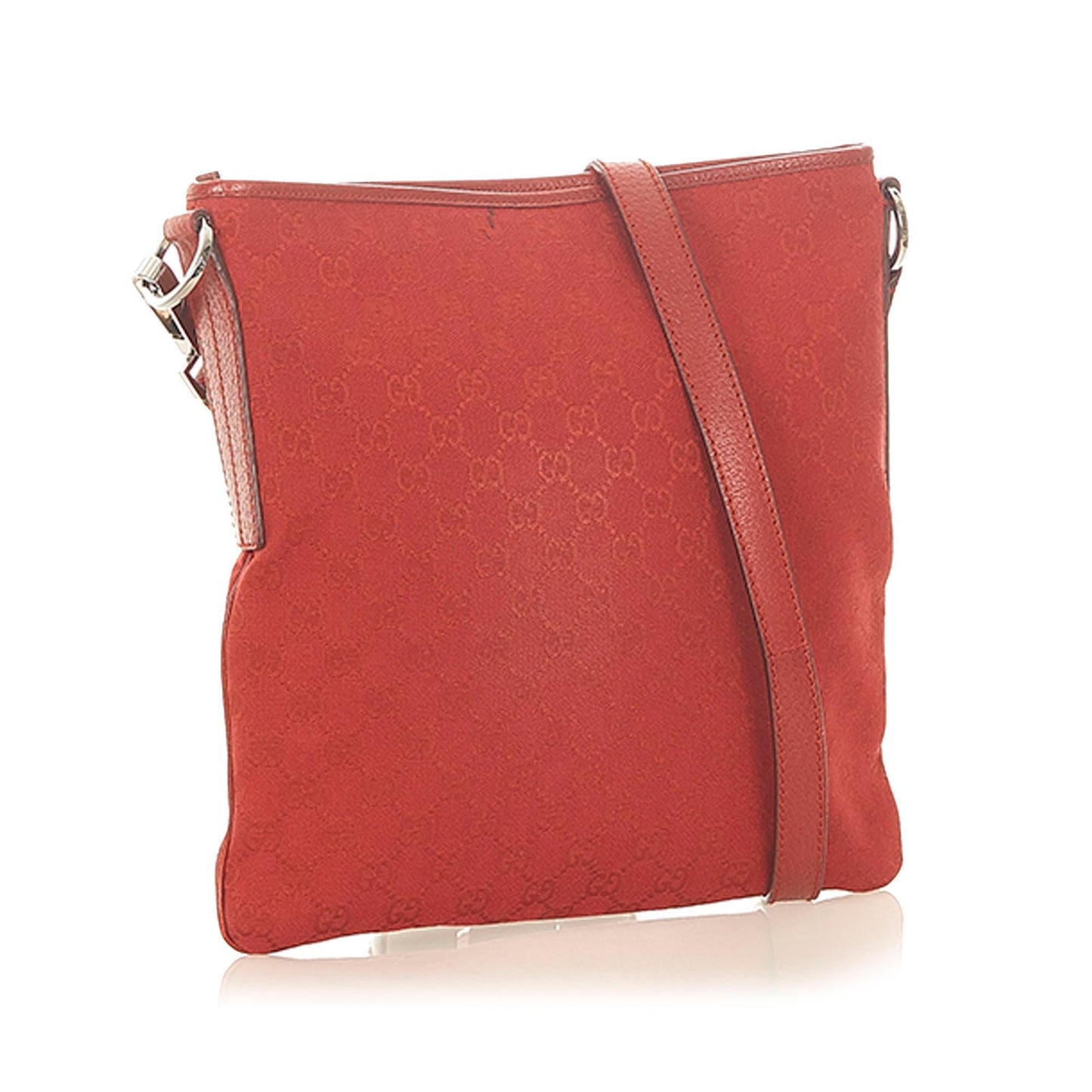 Gucci GG SHG Canvas Red Crossbody Bag Bag Shg