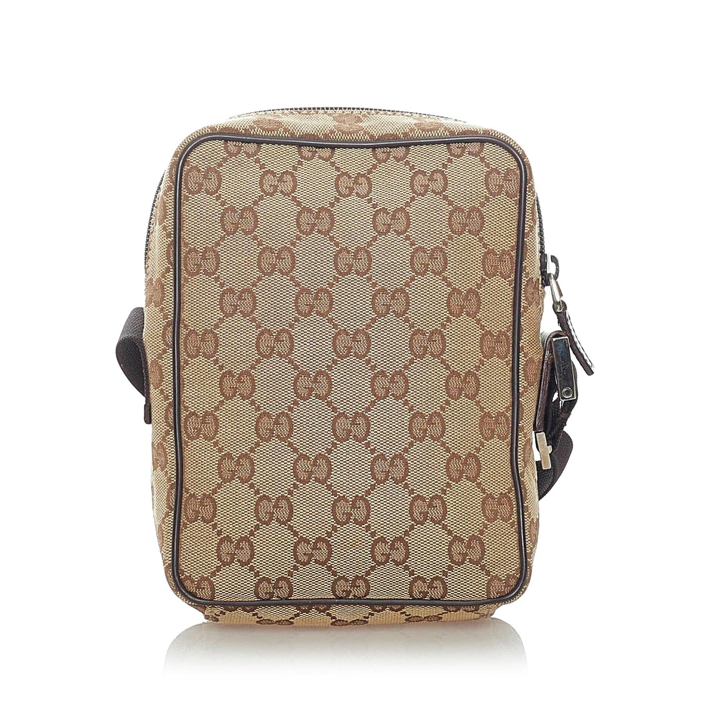 Gucci GG SHG Canvas Brown Crossbody Bag 3