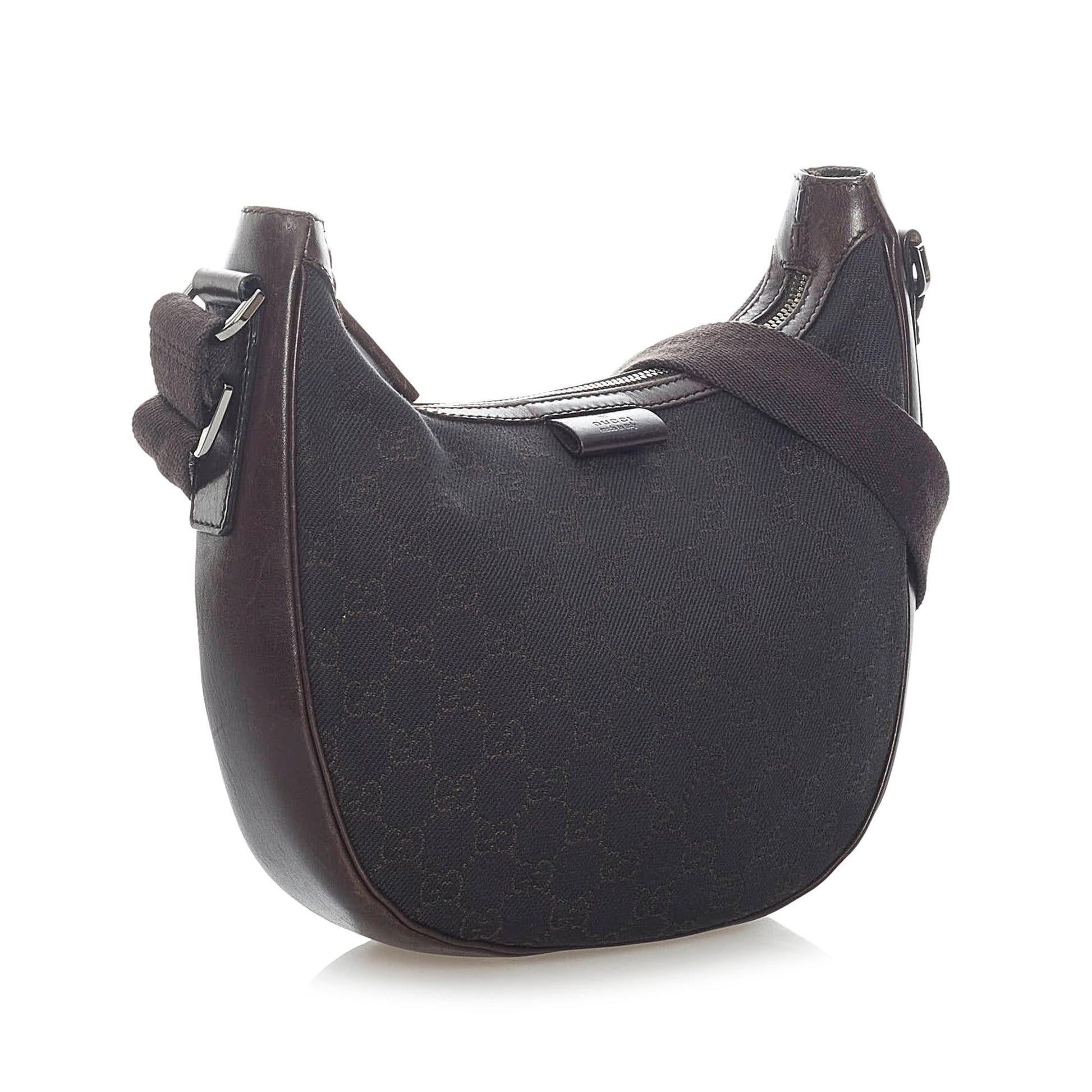 Gucci GG SHG Canvas Brown Crossbody Bag 4