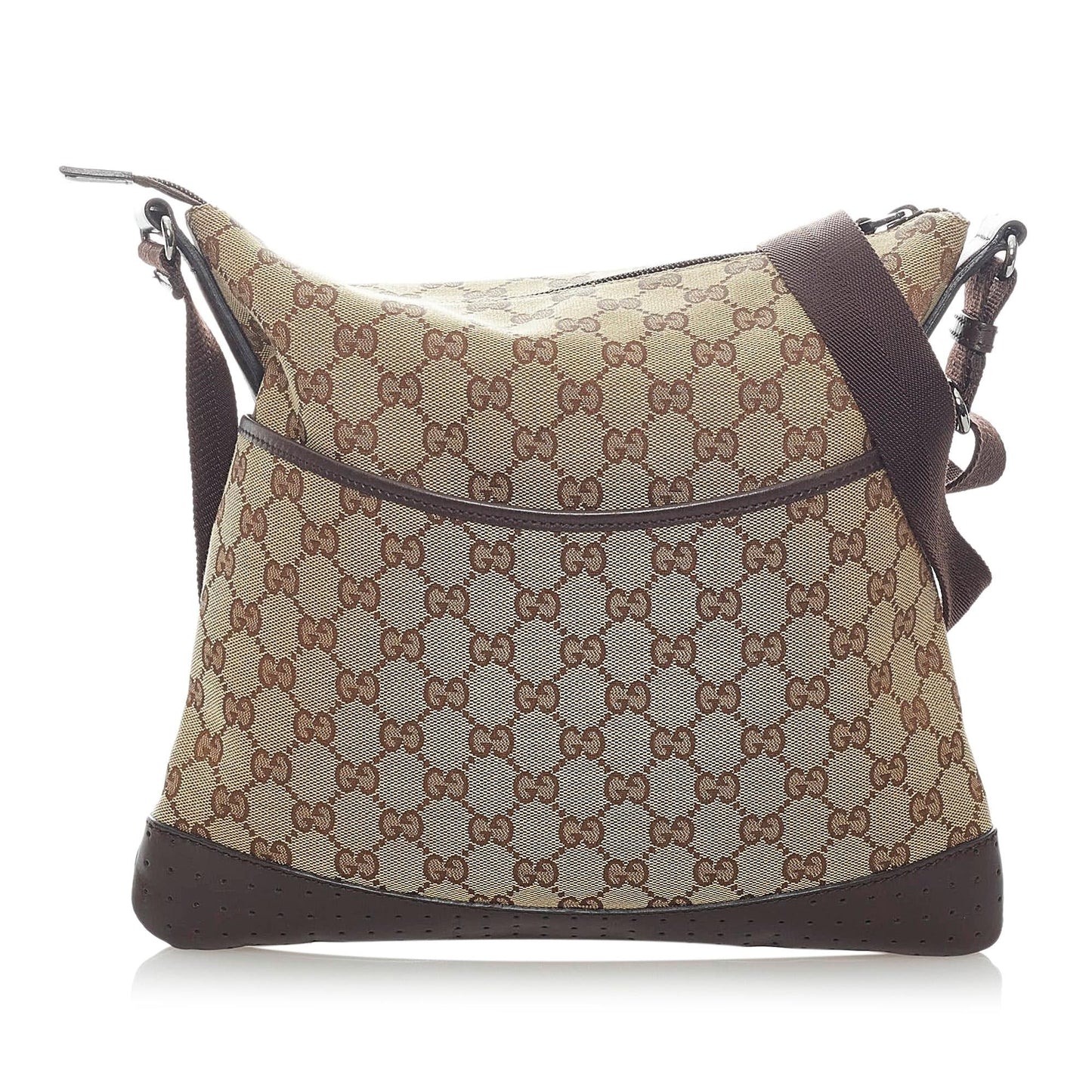 Gucci GG SHG Canvas Brown Crossbody Bag 6