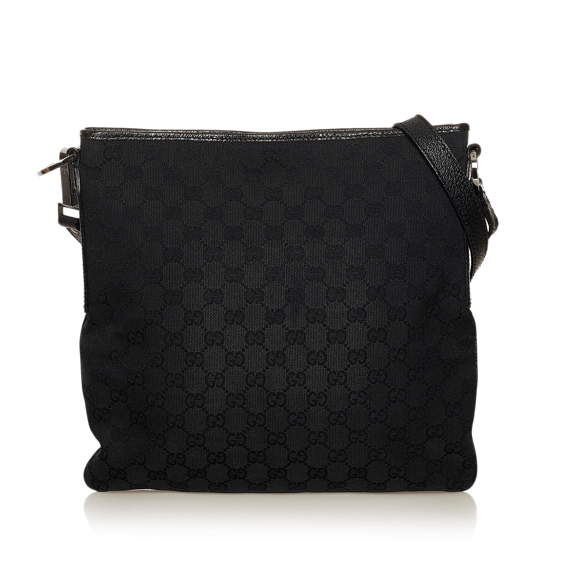 Gucci GG SHG Canvas Black Crossbody Bag 8