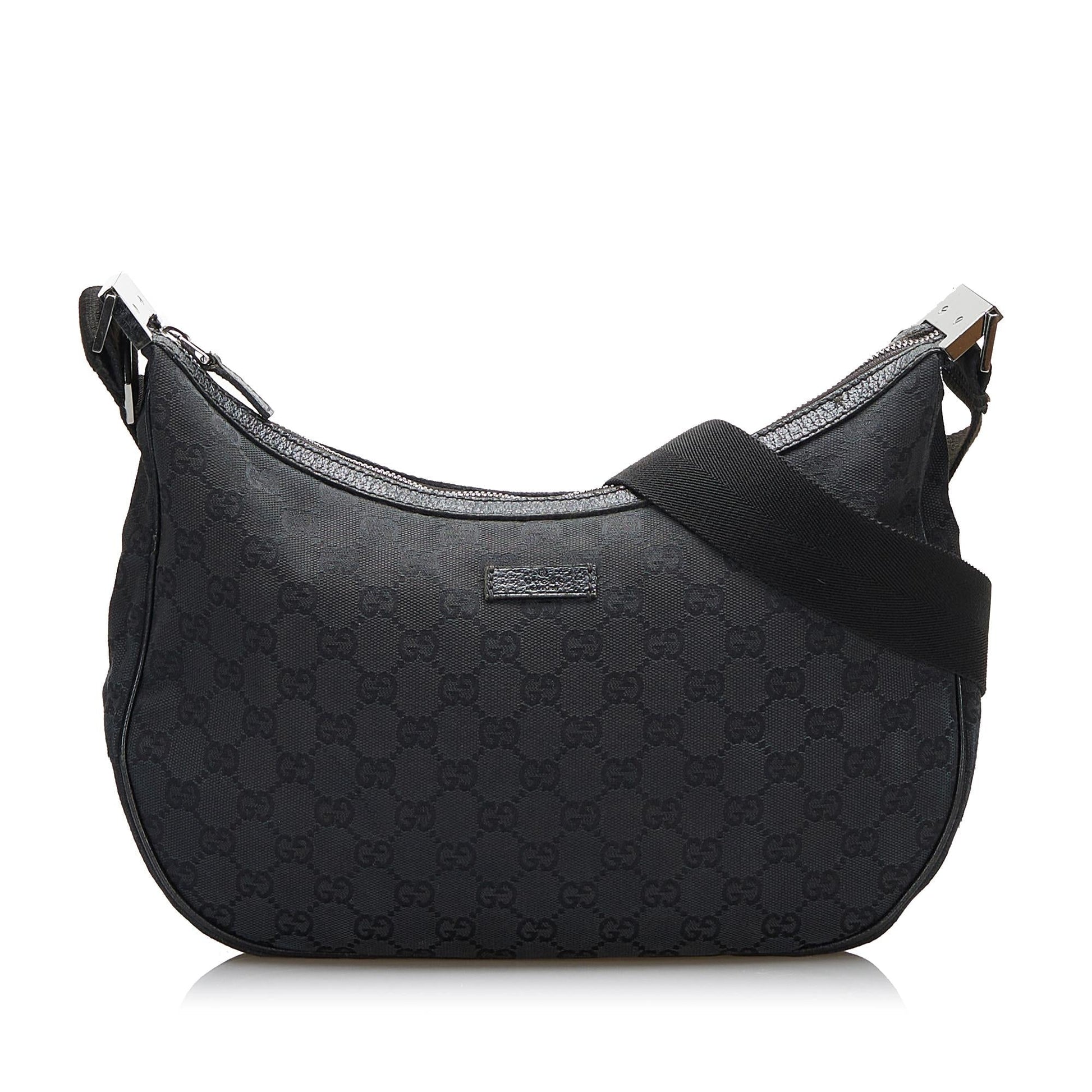 Gucci GG SHG-Xoz7Ip Canvas Calf Black Crossbody Bag