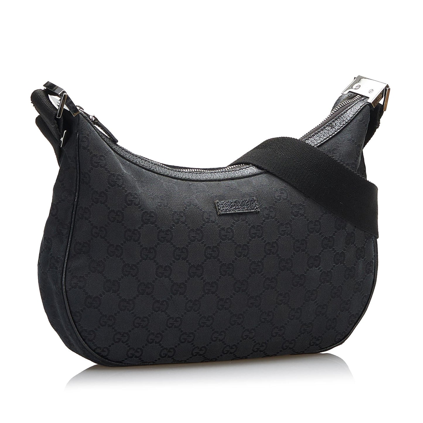 Gucci GG SHG-Xoz7Ip Canvas Calf Black Crossbody Bag