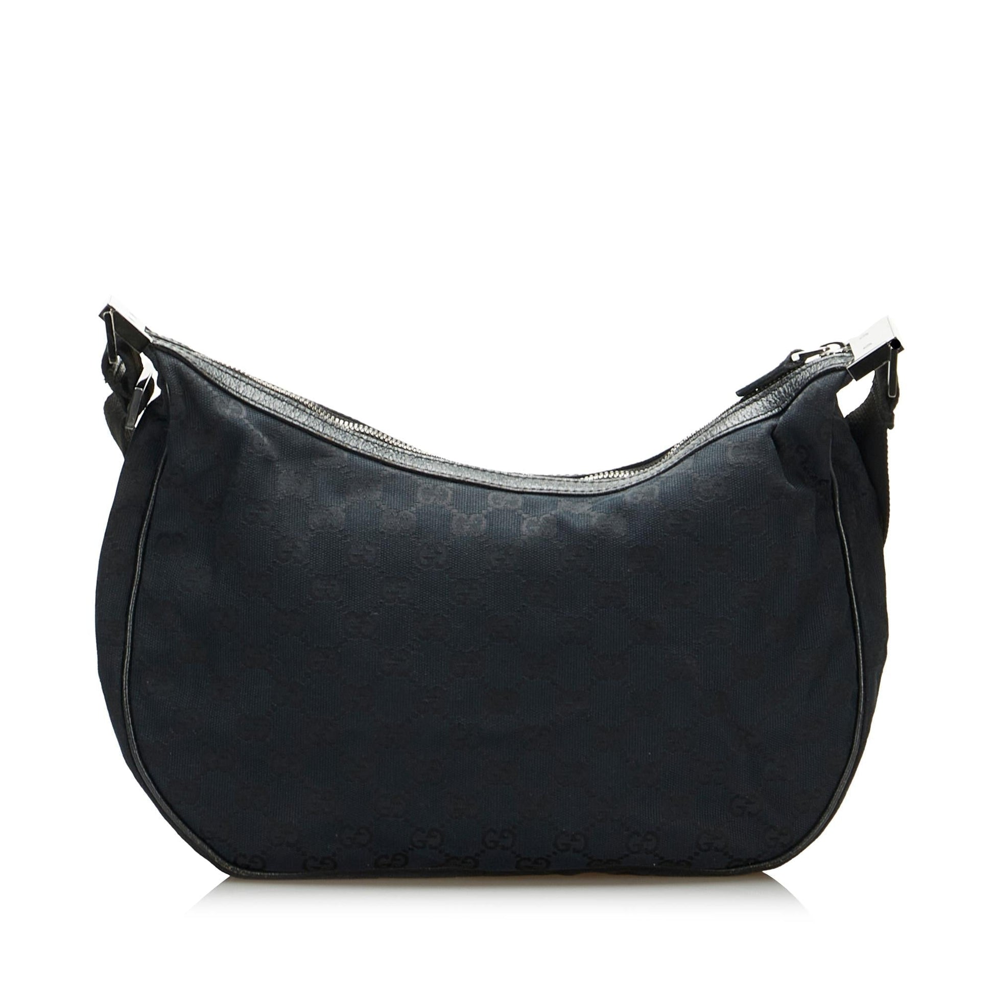 Gucci GG SHG-Y22gvT Canvas Black Crossbody Bag