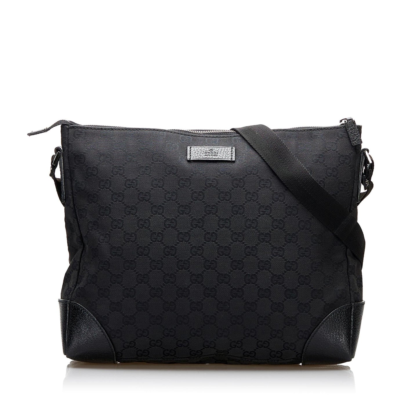 Gucci GG SHG-OTTZxX Canvas Black Crossbody Bag