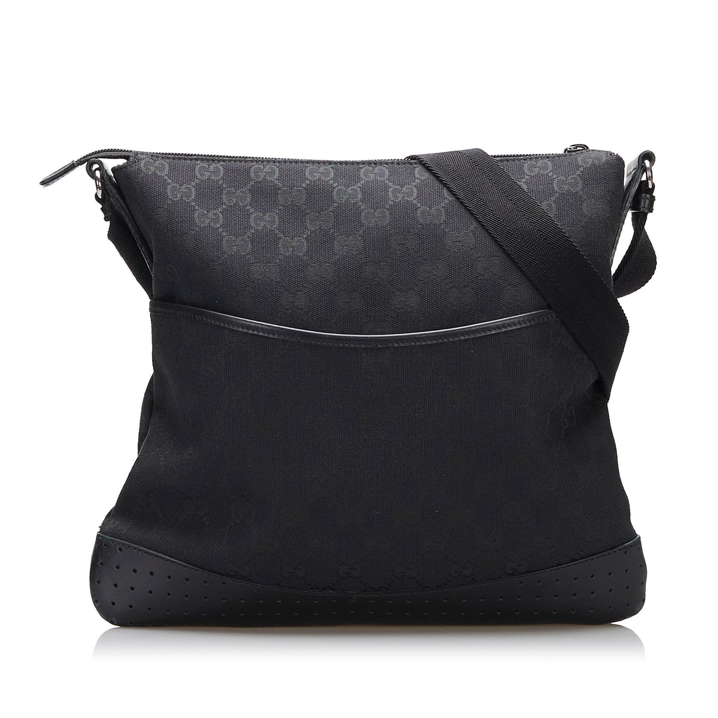 Gucci GG SHG-RJZg7R Canvas Black Crossbody Bag