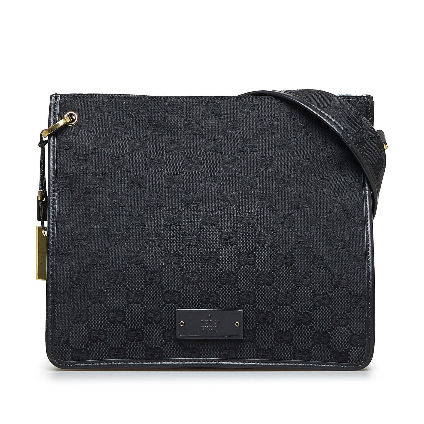 Gucci GG SHG-fAj1LL Canvas Black Crossbody Bag