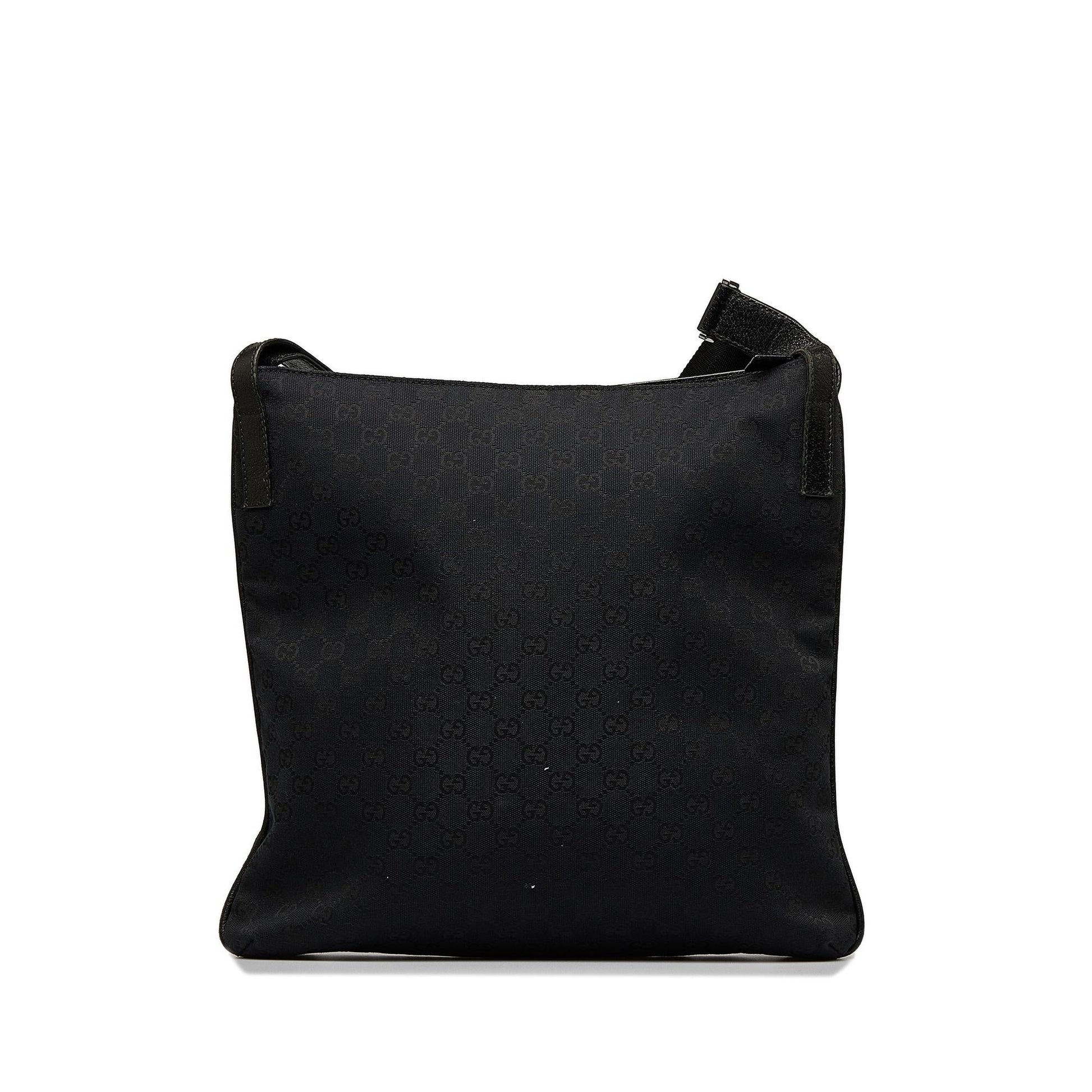 Gucci GG SHG-nqFUgN Canvas Black Crossbody Bag