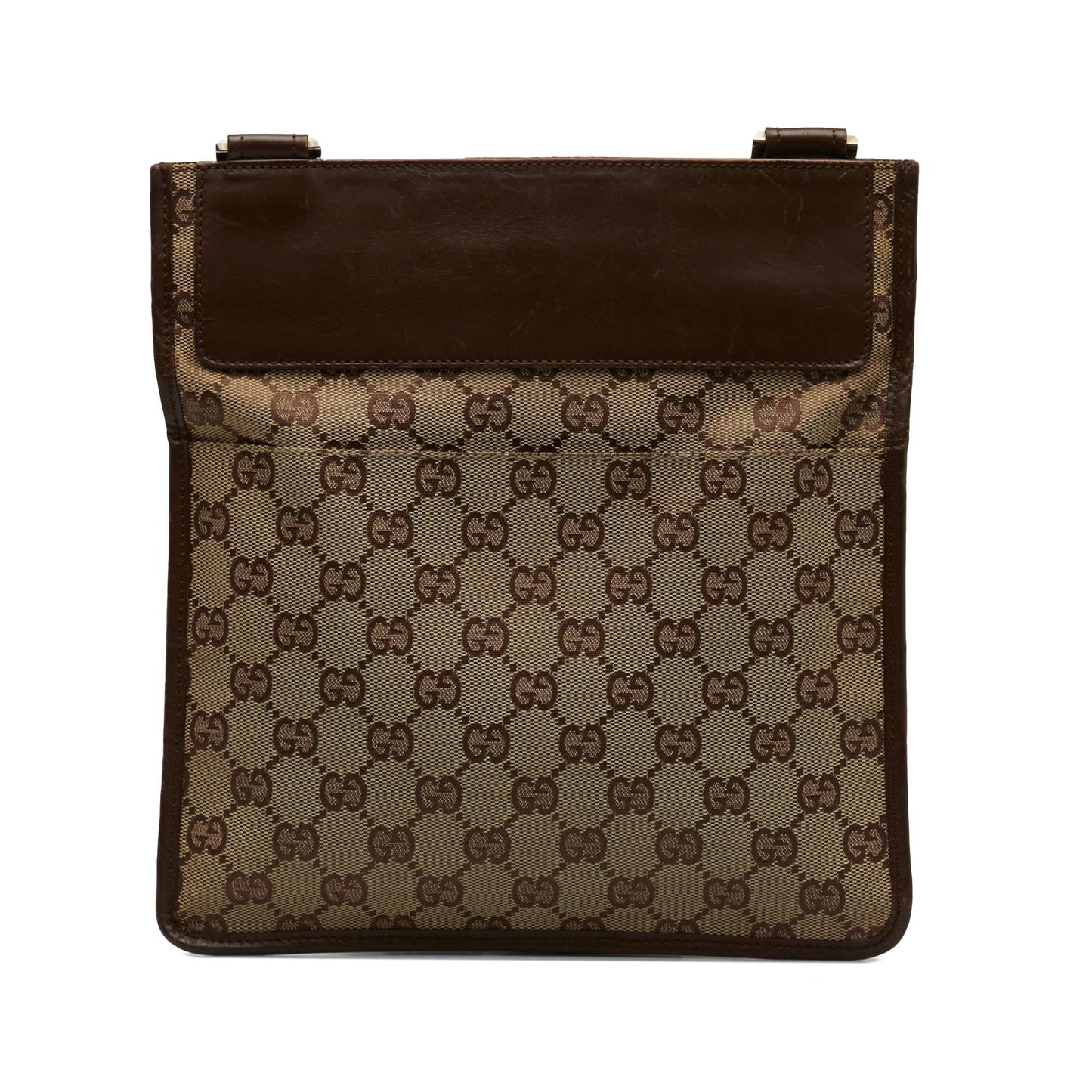 Gucci GG SHG-XBjUiA Canvas Calf Brown Crossbody Bag