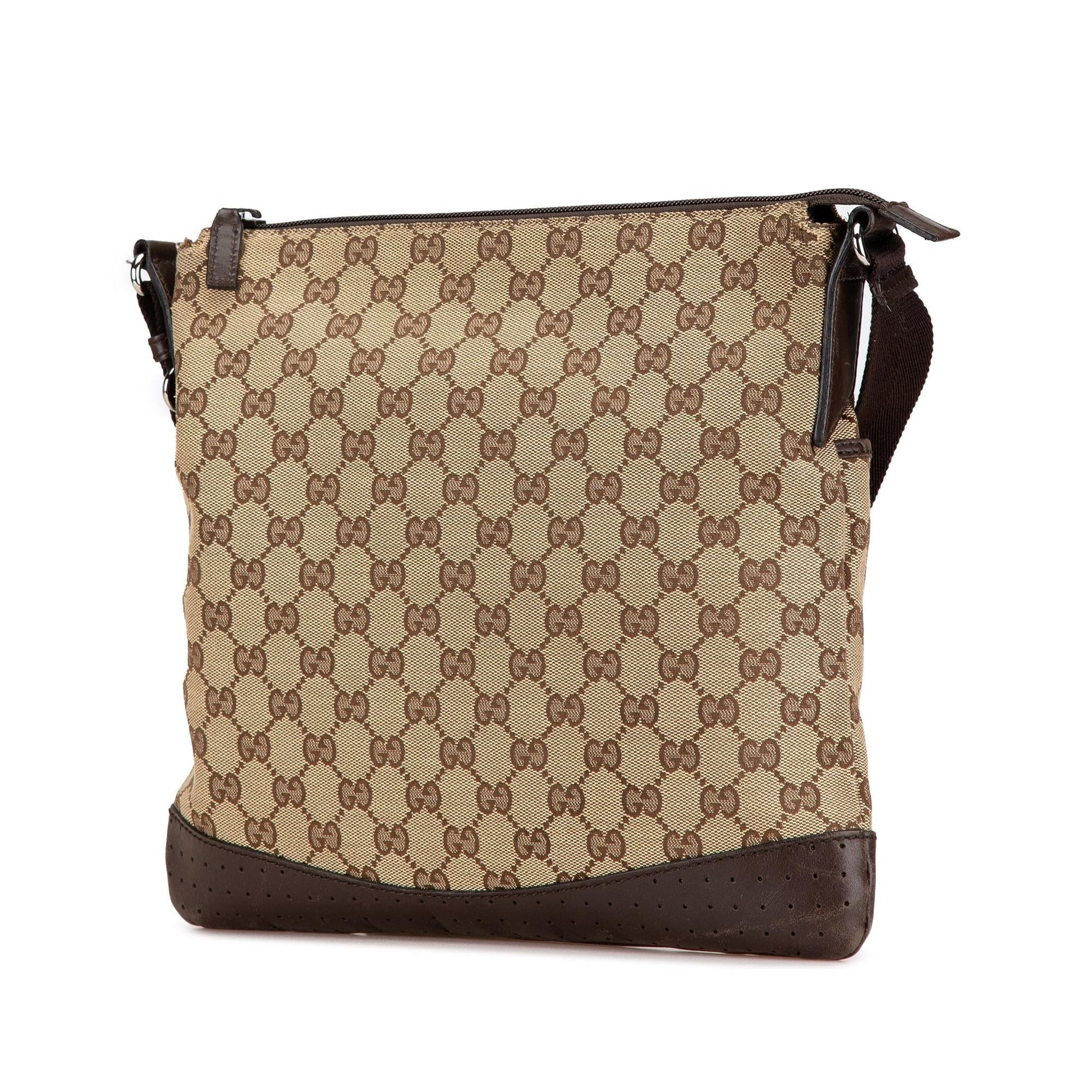 Gucci GG SHG-GgCbyl Canvas Brown Crossbody Bag