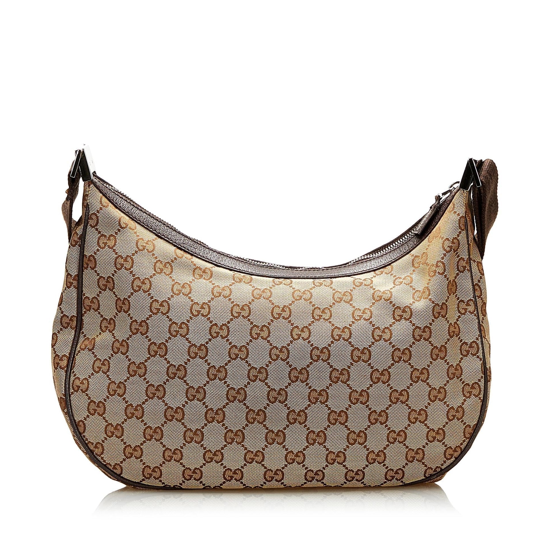 Gucci GG SHG Canvas Brown Crossbody Bag Crossbody Shg
