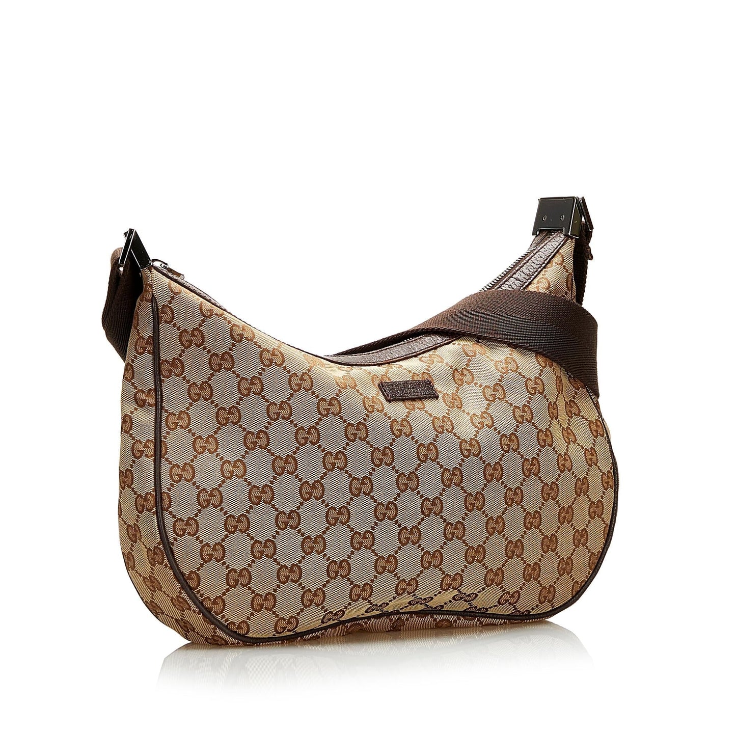 Gucci GG SHG Canvas Brown Crossbody Bag Crossbody Shg