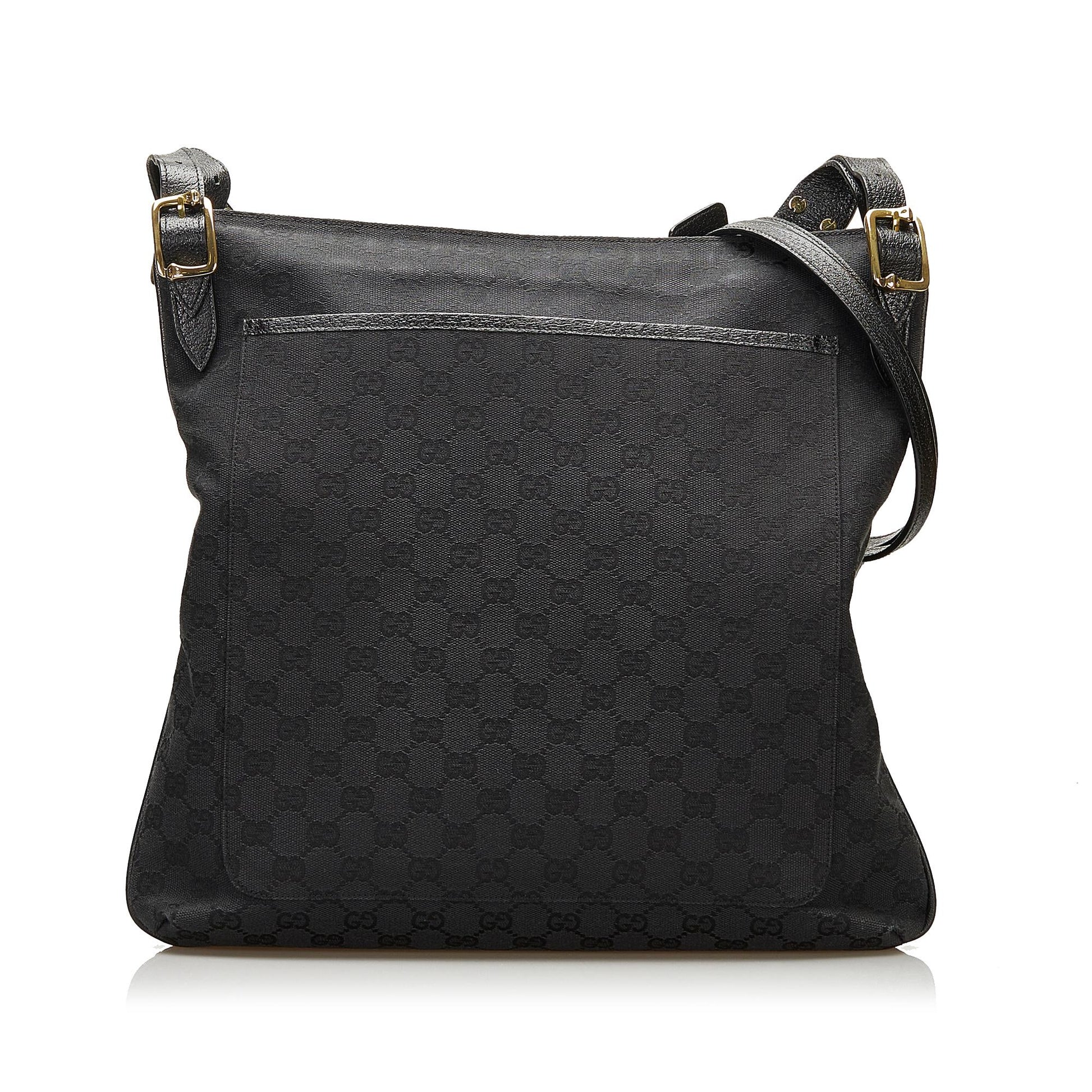 Gucci GG SHG Canvas Black Crossbody Bag 11