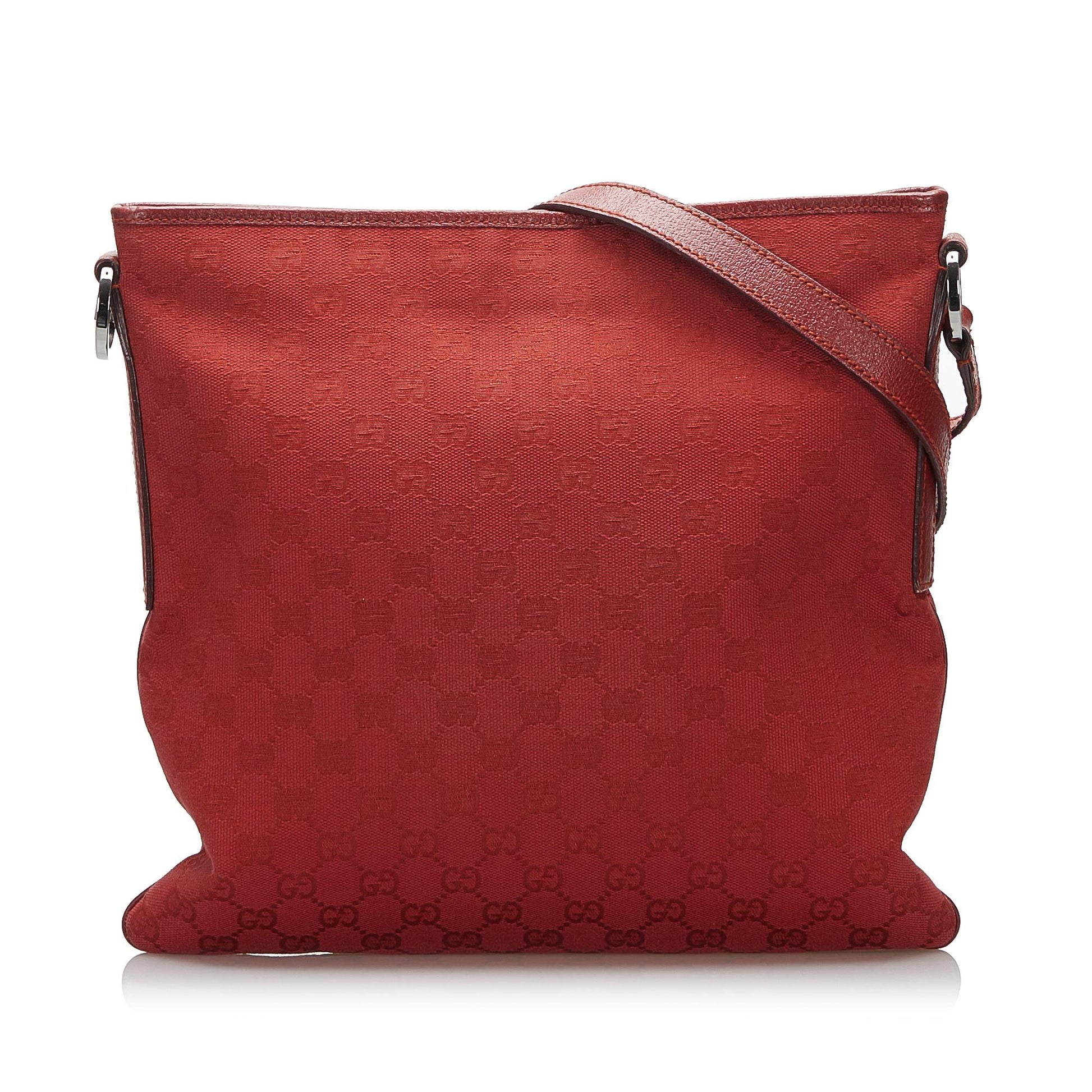 Gucci GG SHG Canvas Red Crossbody Bag