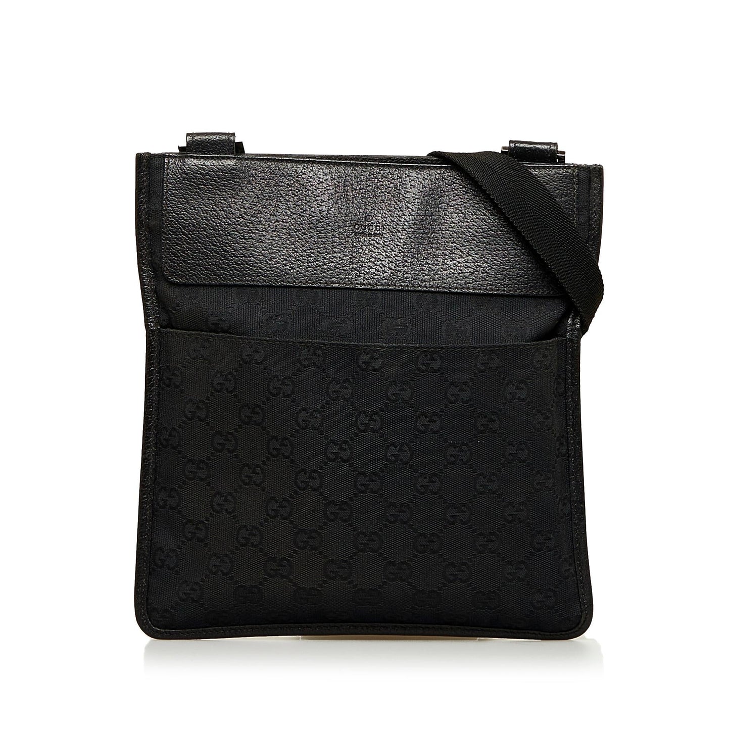 Gucci GG SHG-SXLWSf Canvas Calf Black Crossbody Bag