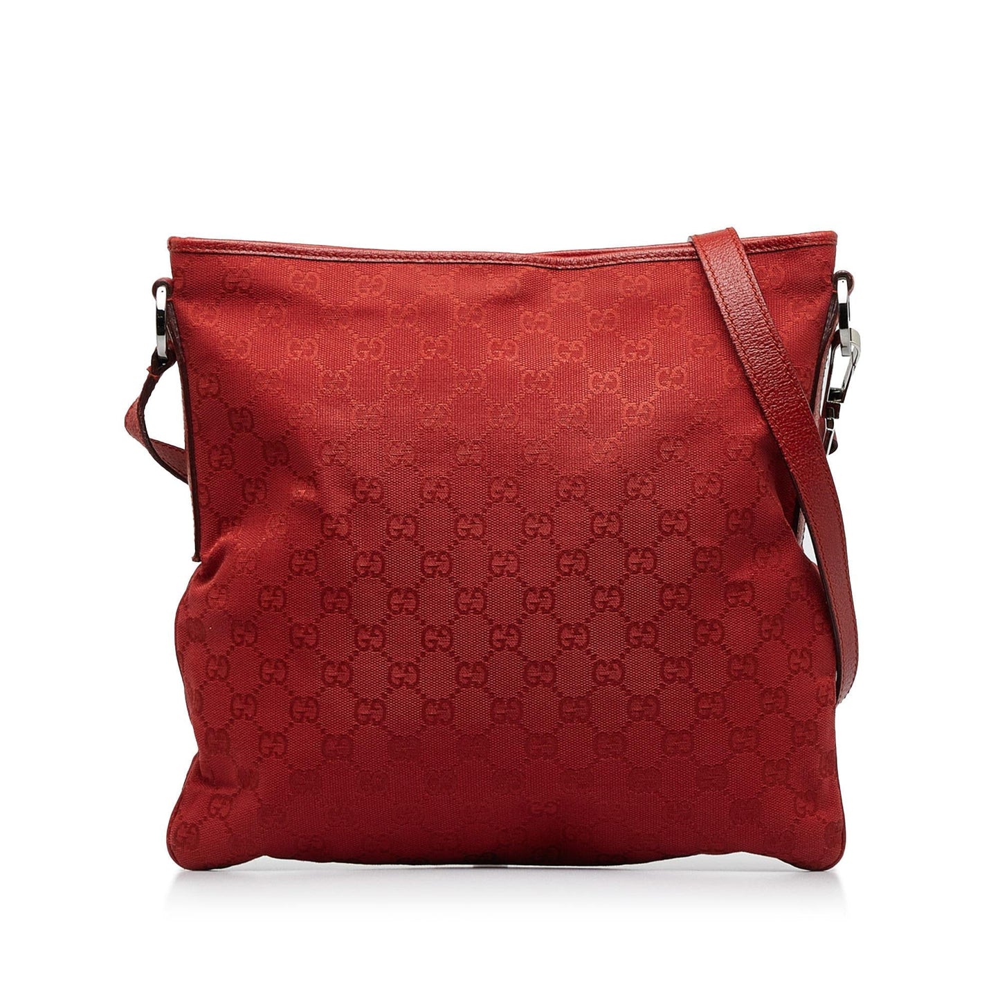 Gucci GG SHG-cjySE3 Canvas Calf Red Crossbody Bag