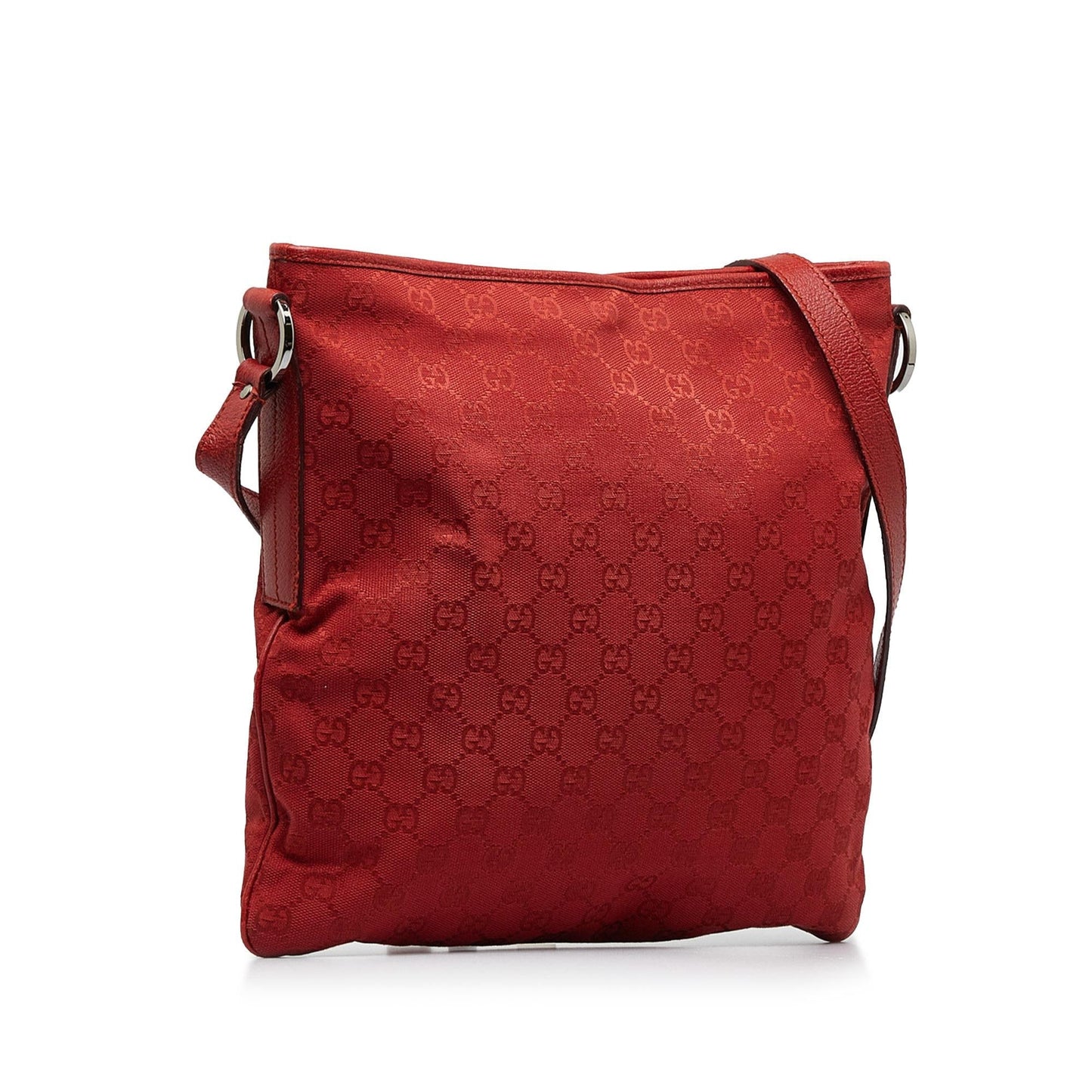 Gucci GG SHG-cjySE3 Canvas Calf Red Crossbody Bag