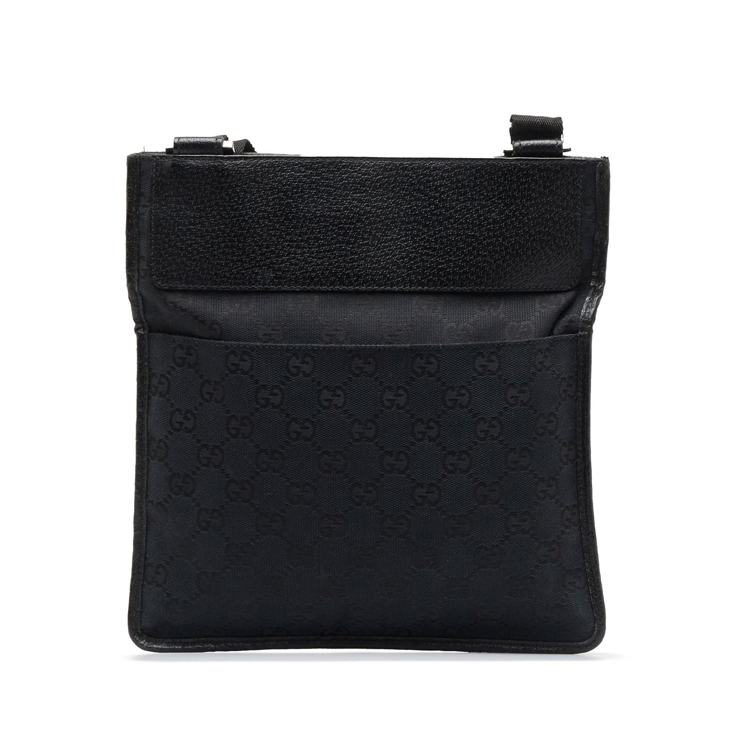 Gucci GG SHG-85hzKO Canvas Black Crossbody Bag