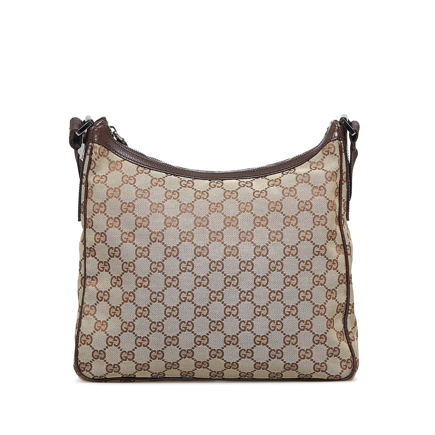 Gucci GG SHG-woM325 Canvas Brown Crossbody Bag