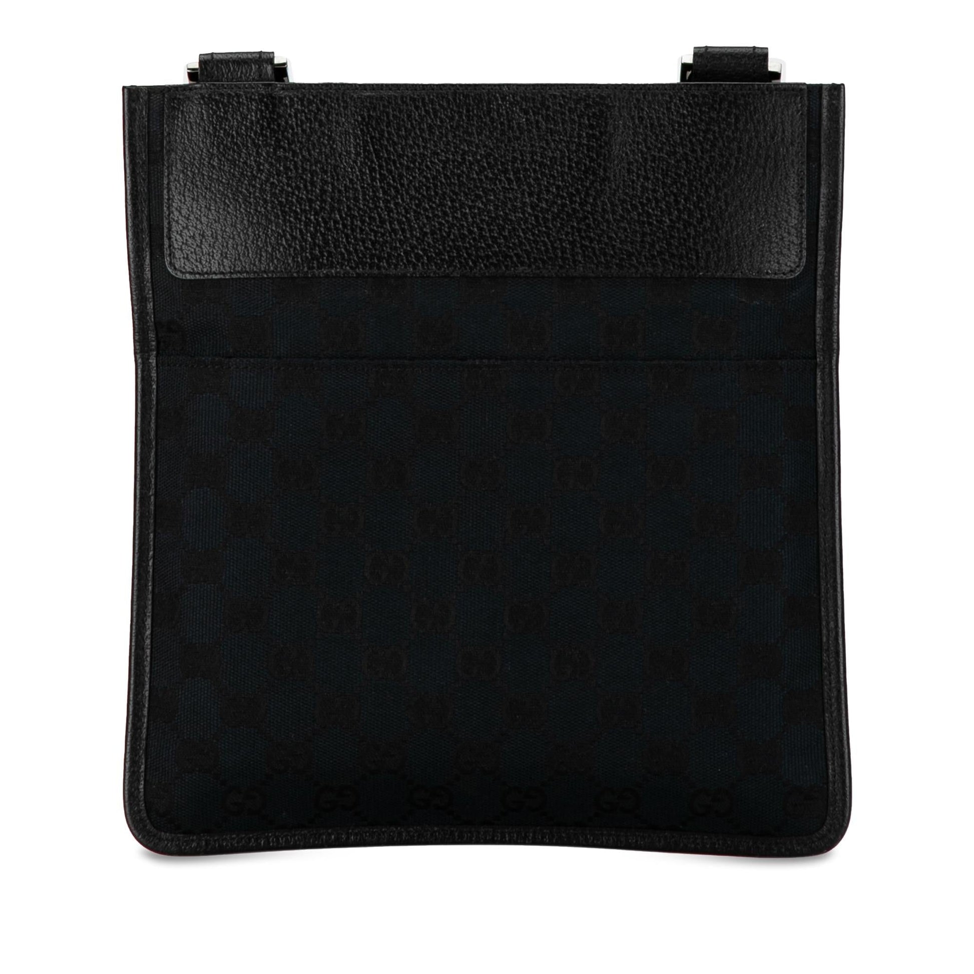 Gucci GG SHG-cXzYD3 Canvas Calf Black Crossbody Bag