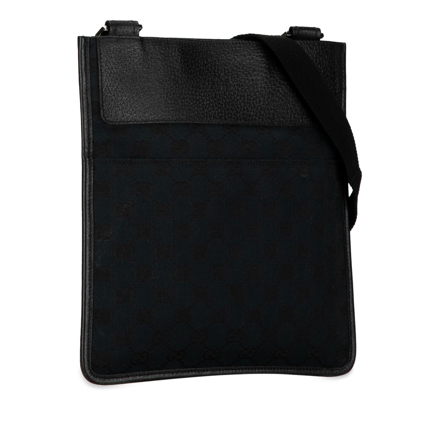 Gucci GG SHG-cXzYD3 Canvas Calf Black Crossbody Bag