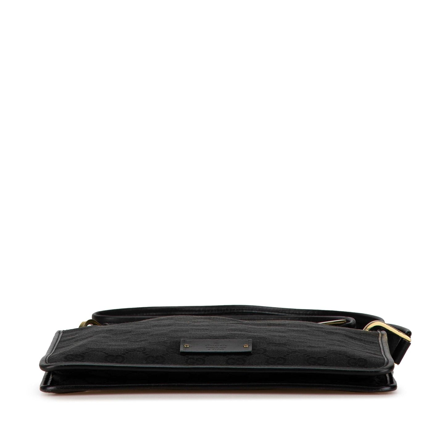 Gucci GG SHG-a4WO5x Canvas Calf Black Crossbody Bag