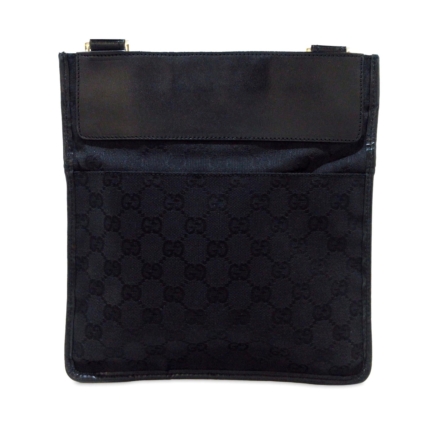 Gucci GG SHG-Q18JcJ Canvas Black Crossbody Bag