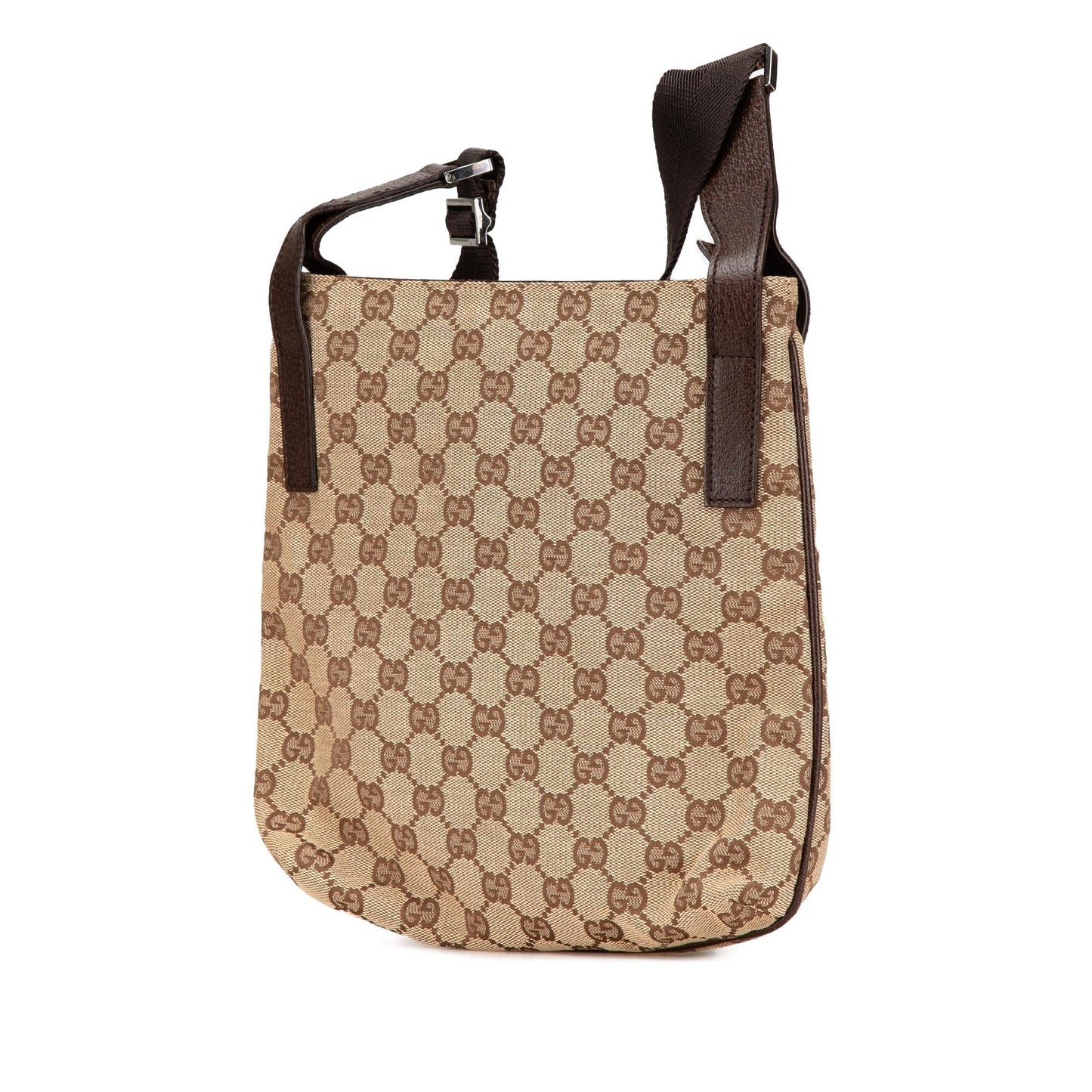Gucci GG Canvas Brown Crossbody Bag Crossbody 2
