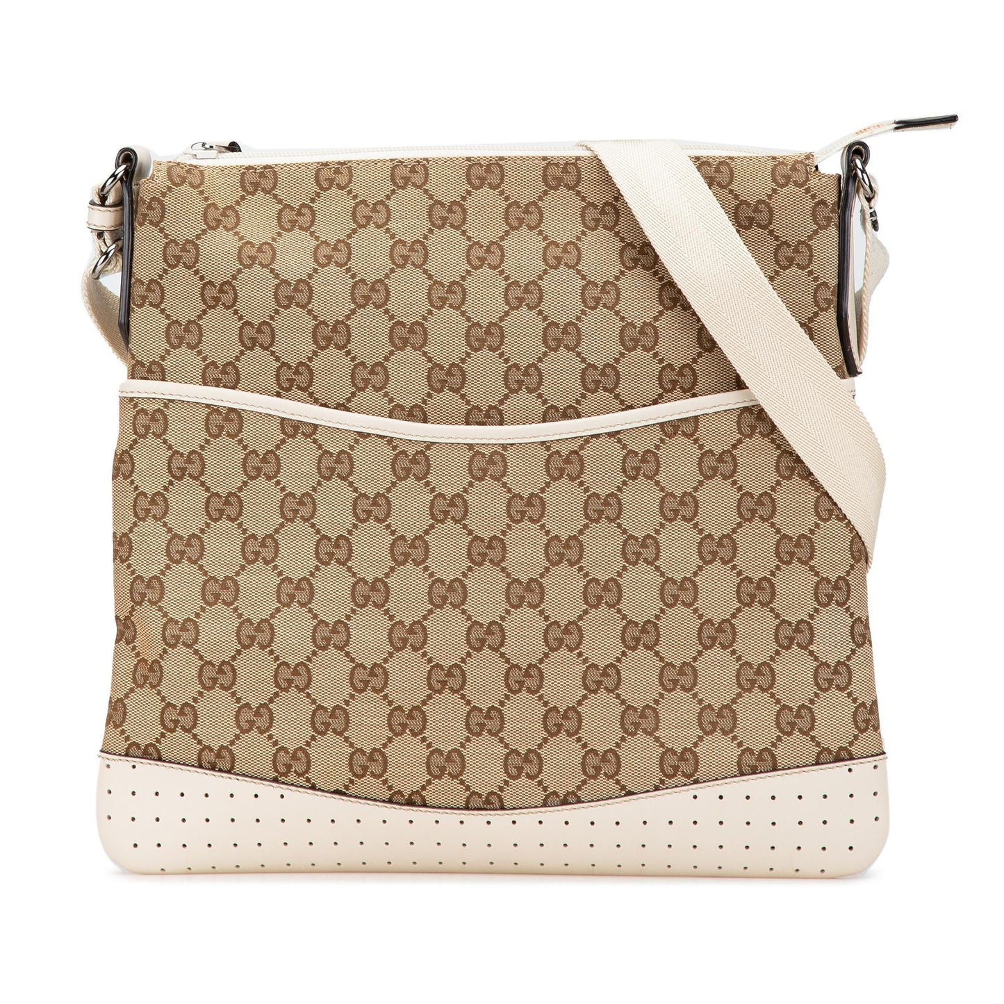 Gucci GG Canvas Brown Crossbody Bag Crossbody 12