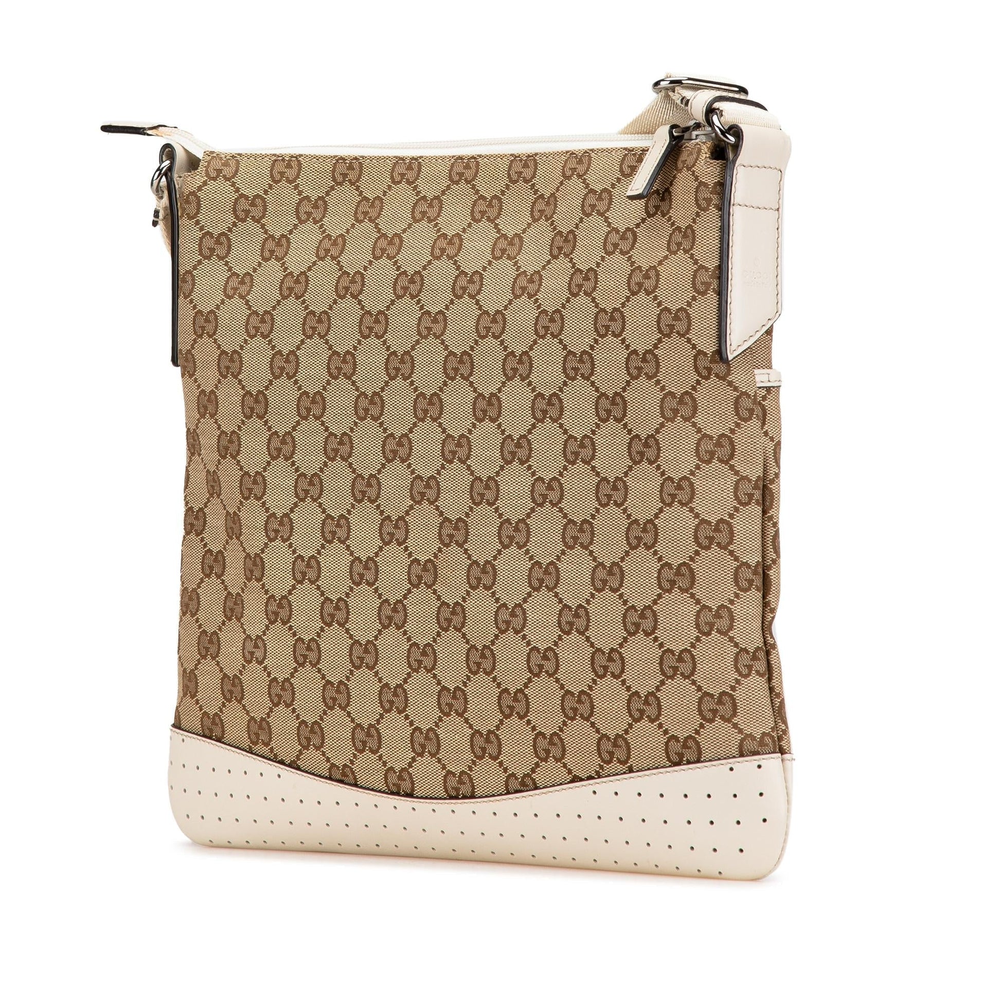 Gucci GG Canvas Brown Crossbody Bag Crossbody 12
