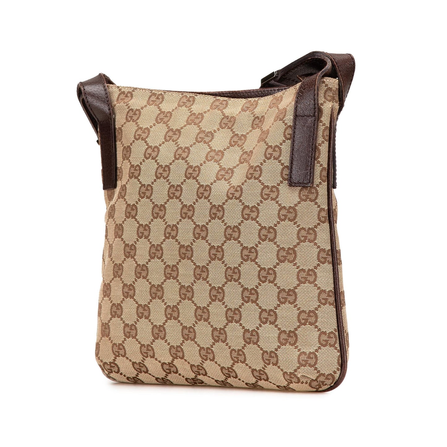 Gucci GG Canvas Brown Crossbody Bag Crossbody 11