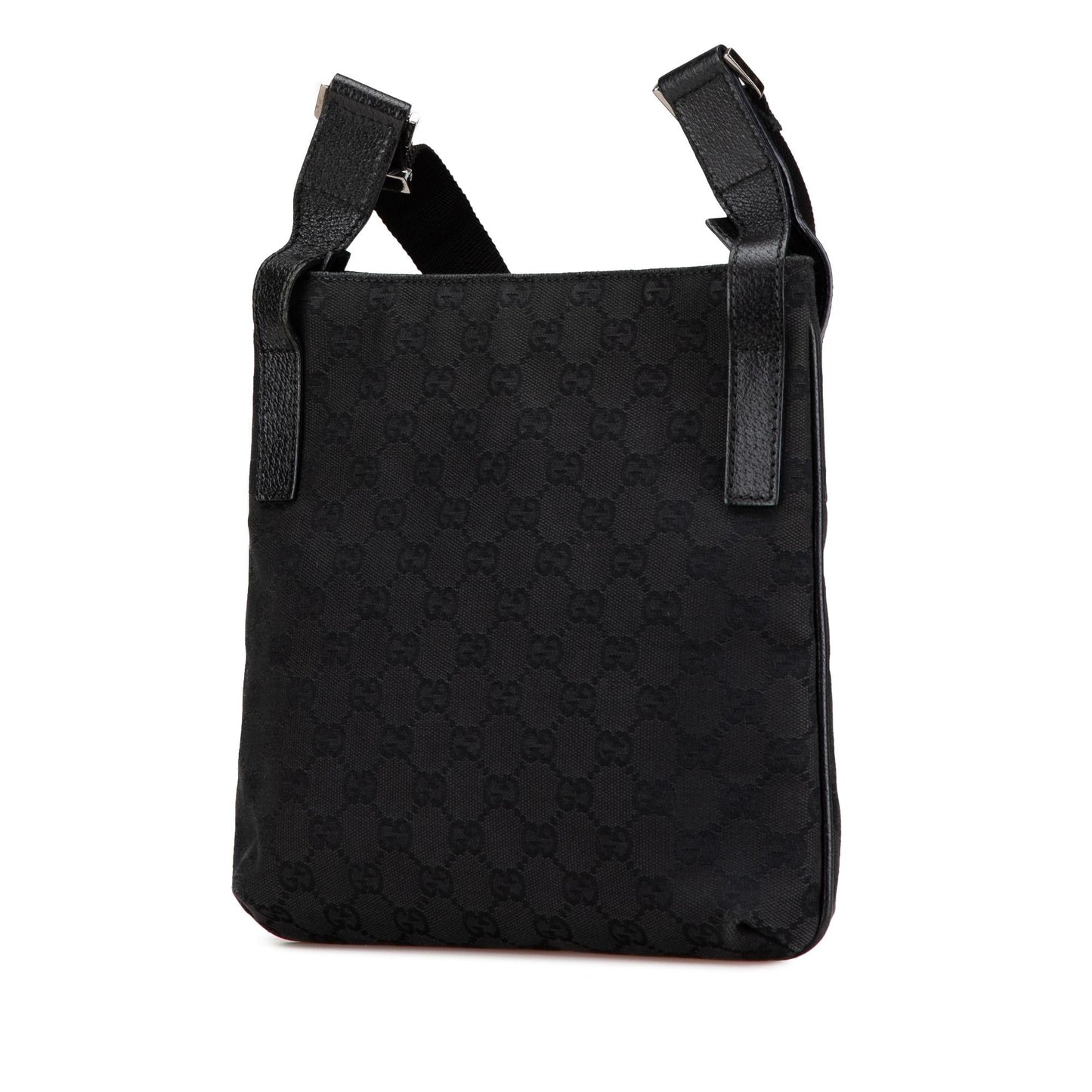 Gucci GG Canvas Calf Black Crossbody Bag Crossbody 13
