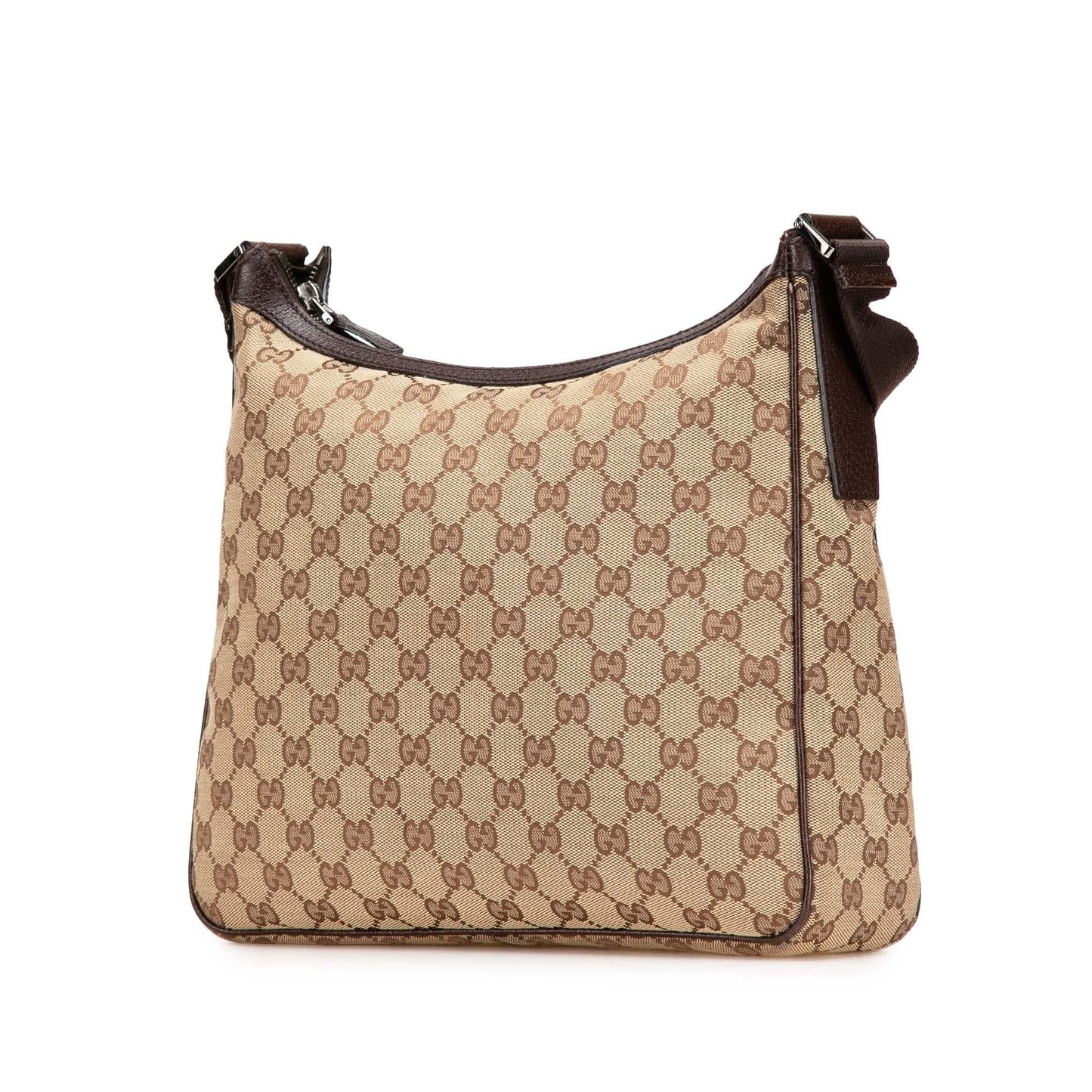 Gucci GG Canvas Brown Crossbody Bag