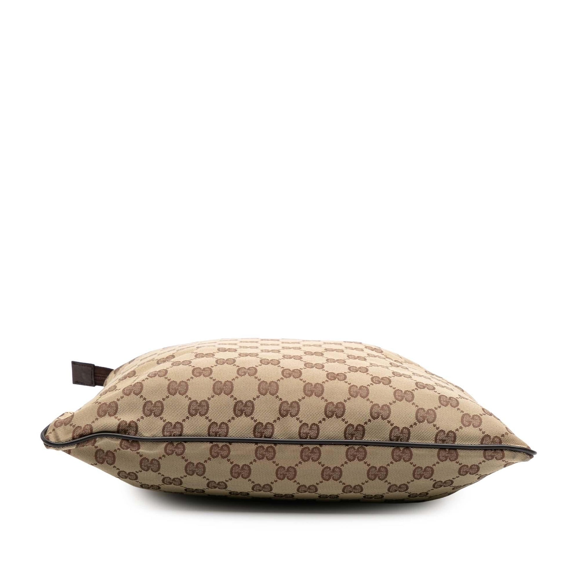 Gucci GG Canvas Brown Crossbody Bag Crossbody 24
