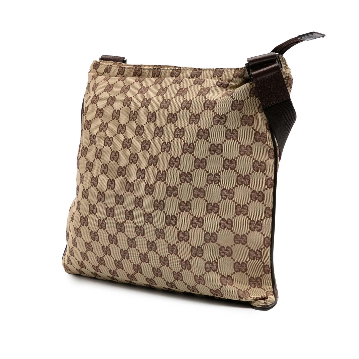 Gucci GG Canvas Brown Crossbody Bag Crossbody 24