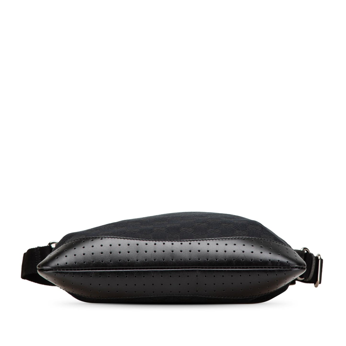 Gucci GG Canvas Calf Black Crossbody Bag