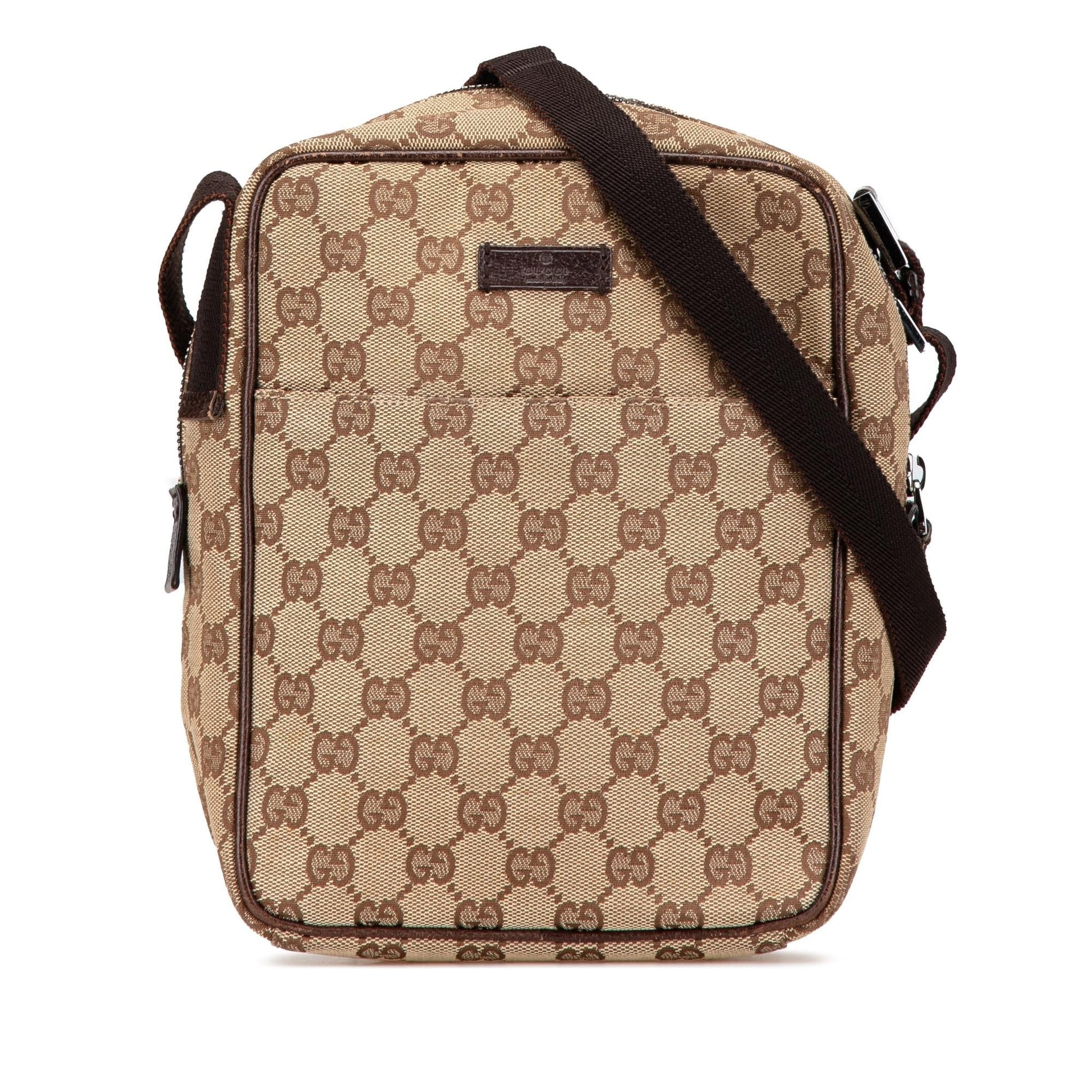 Gucci GG Canvas Brown Crossbody Bag Crossbody 31