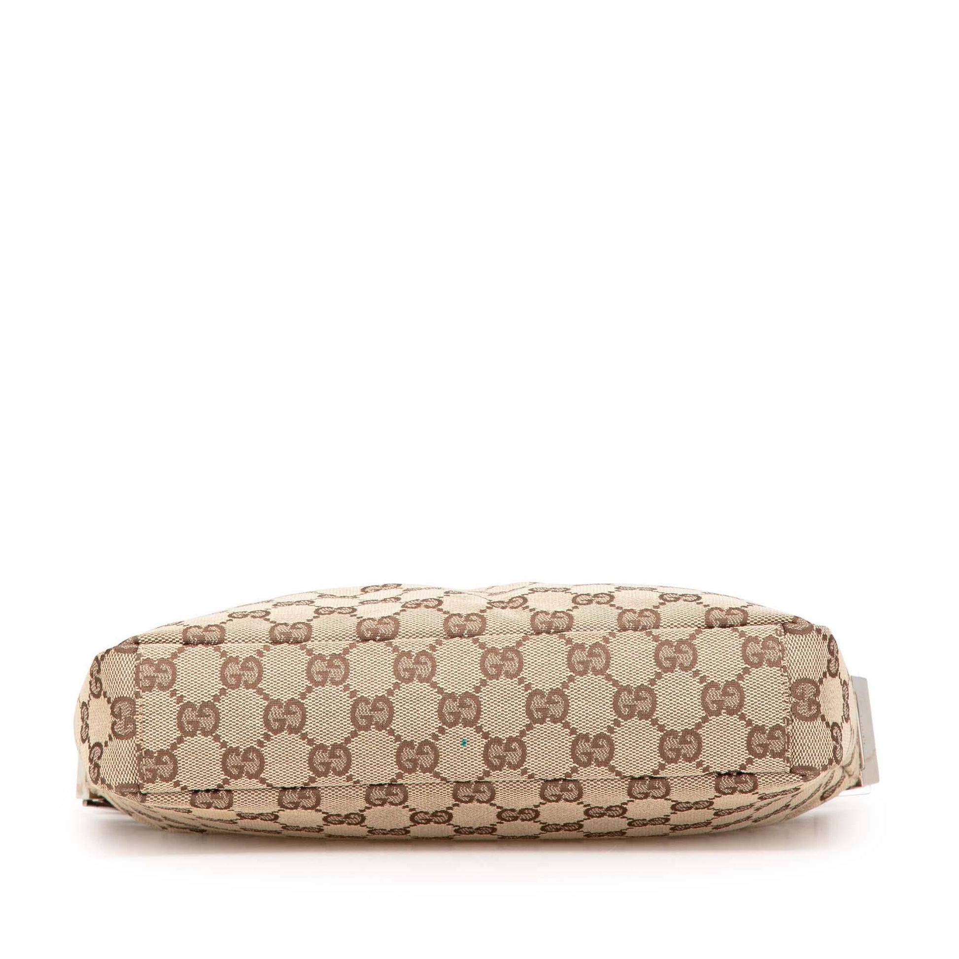 Gucci GG Canvas Calf Brown Crossbody Bag Crossbody 32