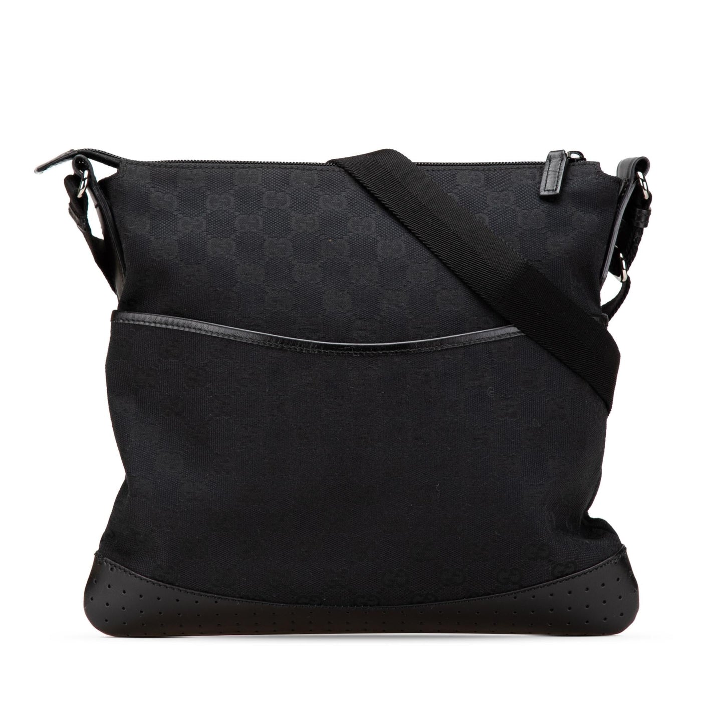 Gucci GG Canvas Calf Black Crossbody Bag Crossbody 41