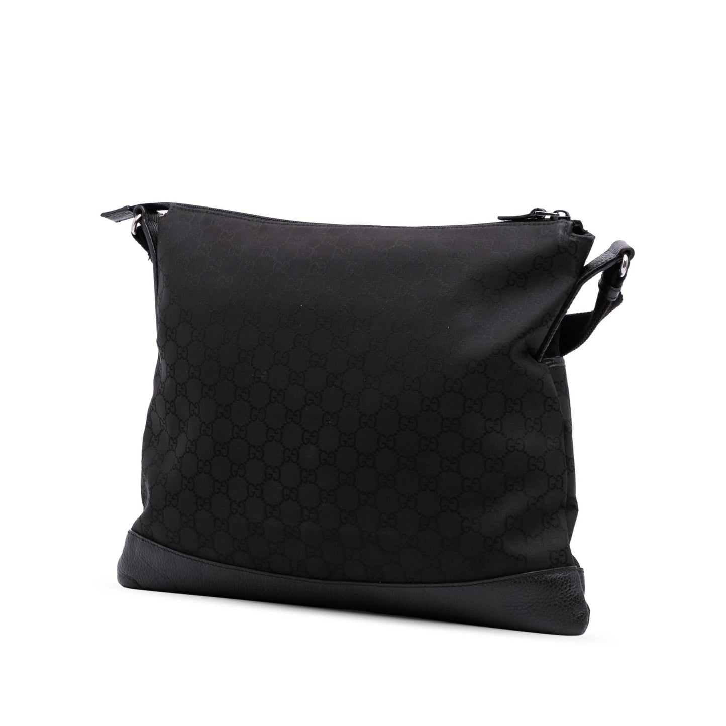 Gucci GG Canvas Calf Black Crossbody Bag Crossbody 50