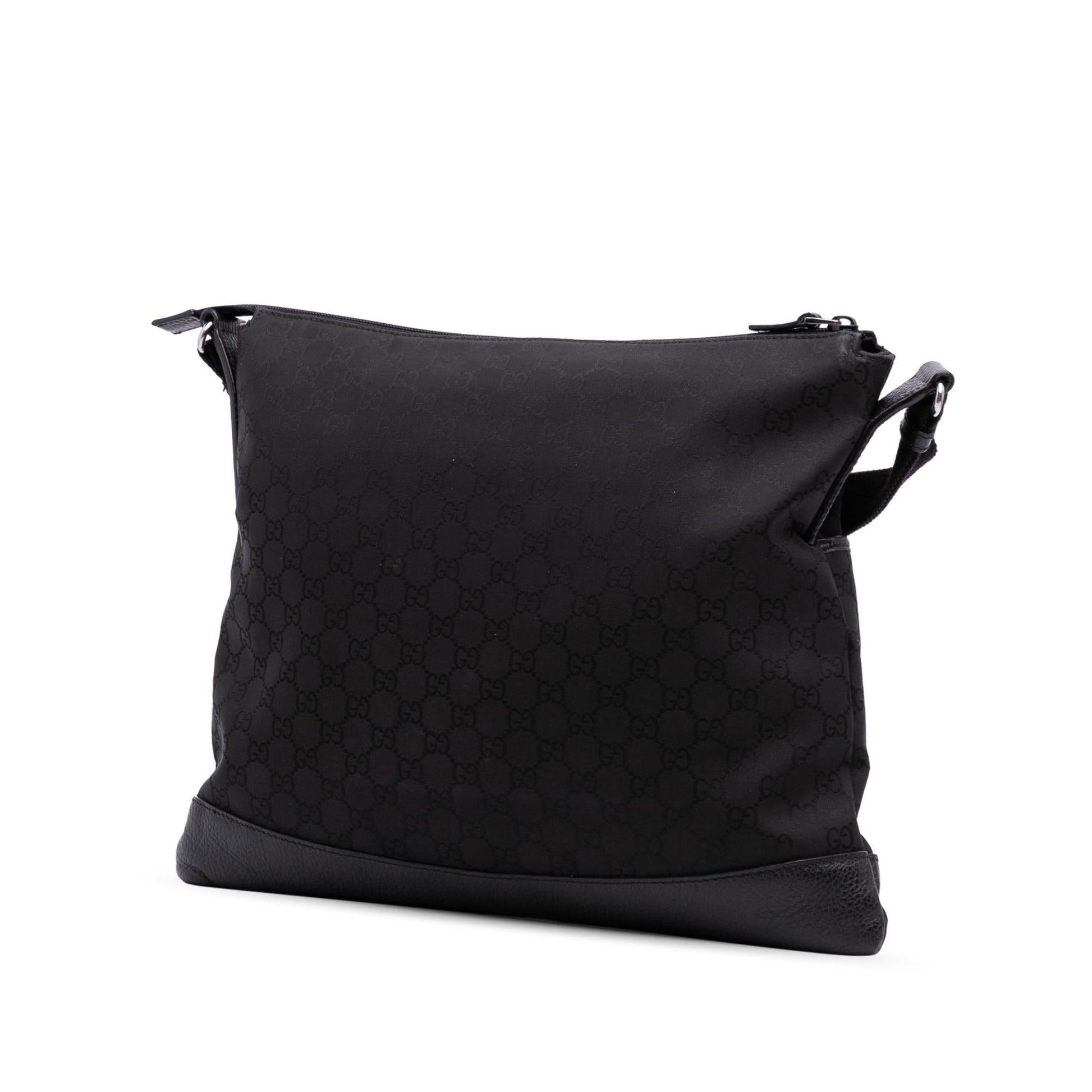 Gucci GG Canvas Calf Black Crossbody Bag Crossbody 50