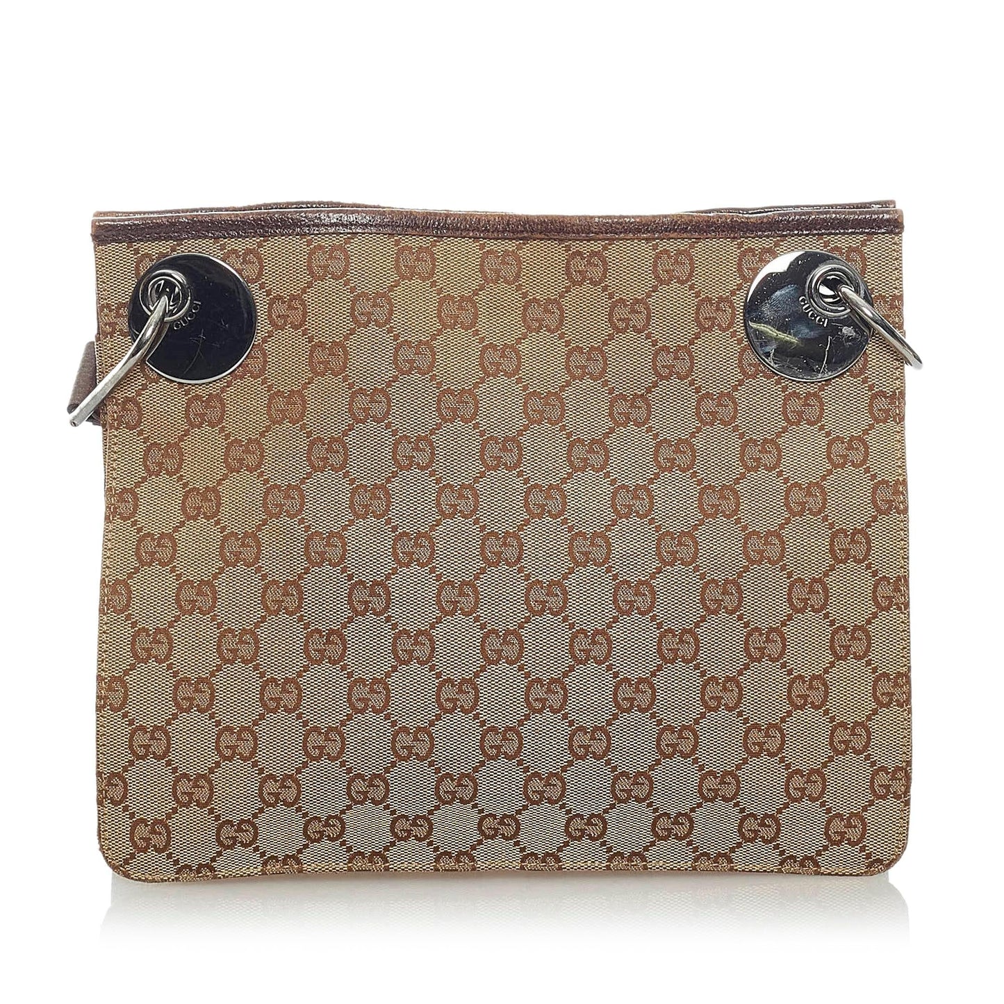 Gucci GG Eclipse SHG Canvas Brown Crossbody Bag