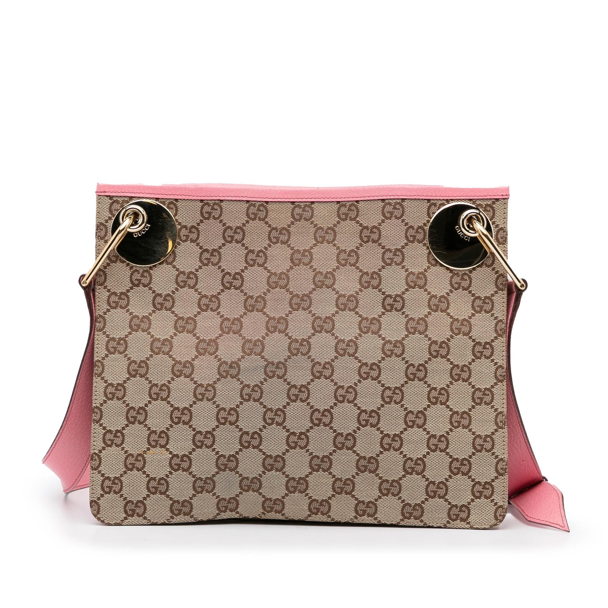 Gucci GG Eclipse SHG-4xXzS6 Canvas Brown Crossbody Bag