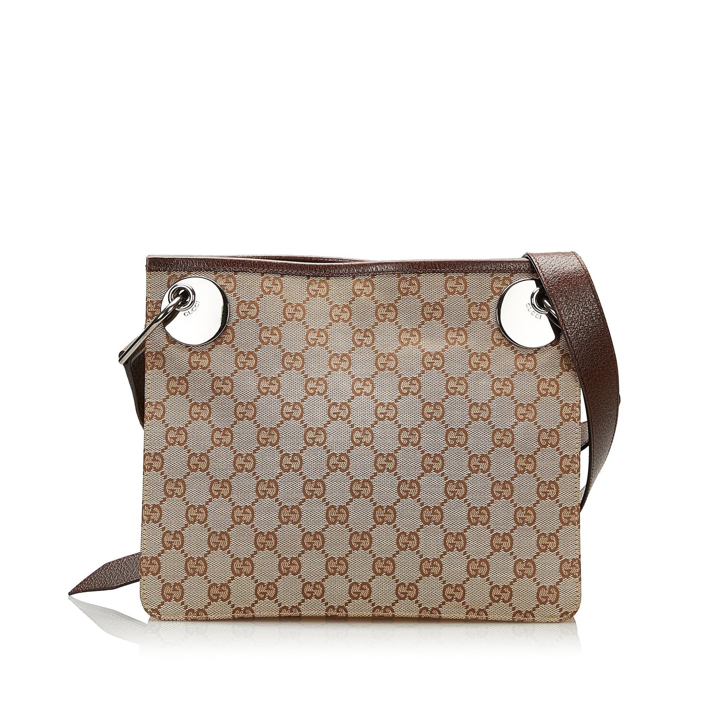 Gucci GG Eclipse SHG Canvas Brown Crossbody Bag Crossbody Shg