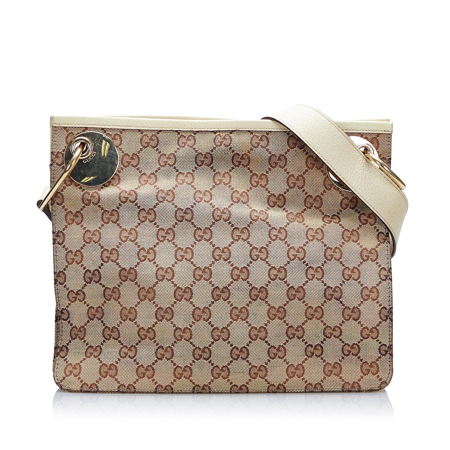 Gucci GG Eclipse SHG-DNx87B Canvas Brown Crossbody Bag