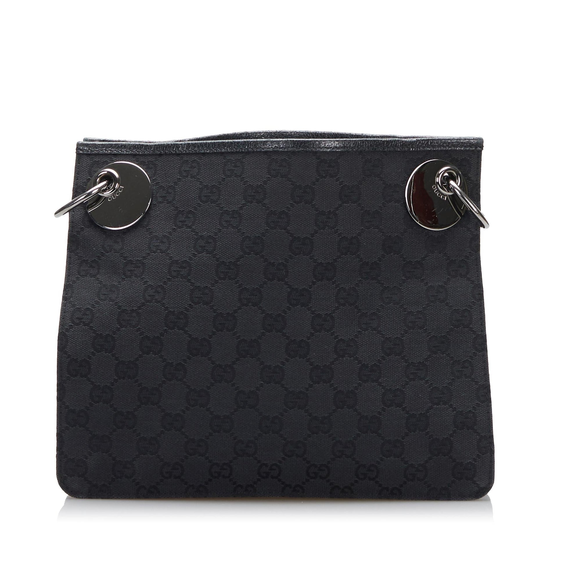 Gucci GG Eclipse SHG-SHi2OR Canvas Black Crossbody Bag