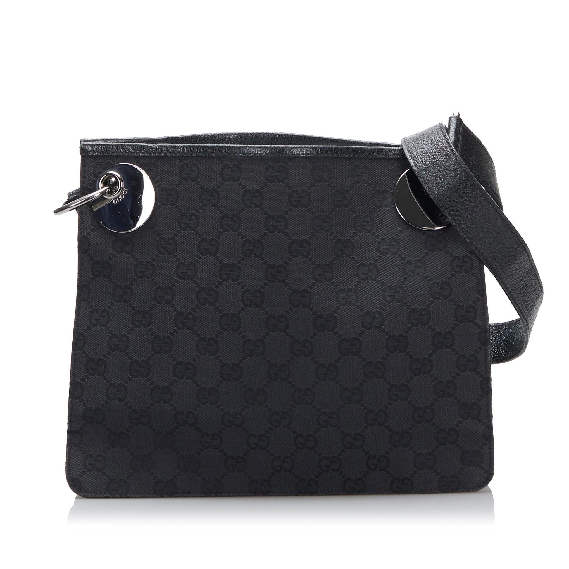 Gucci GG Eclipse SHG-SHi2OR Canvas Black Crossbody Bag
