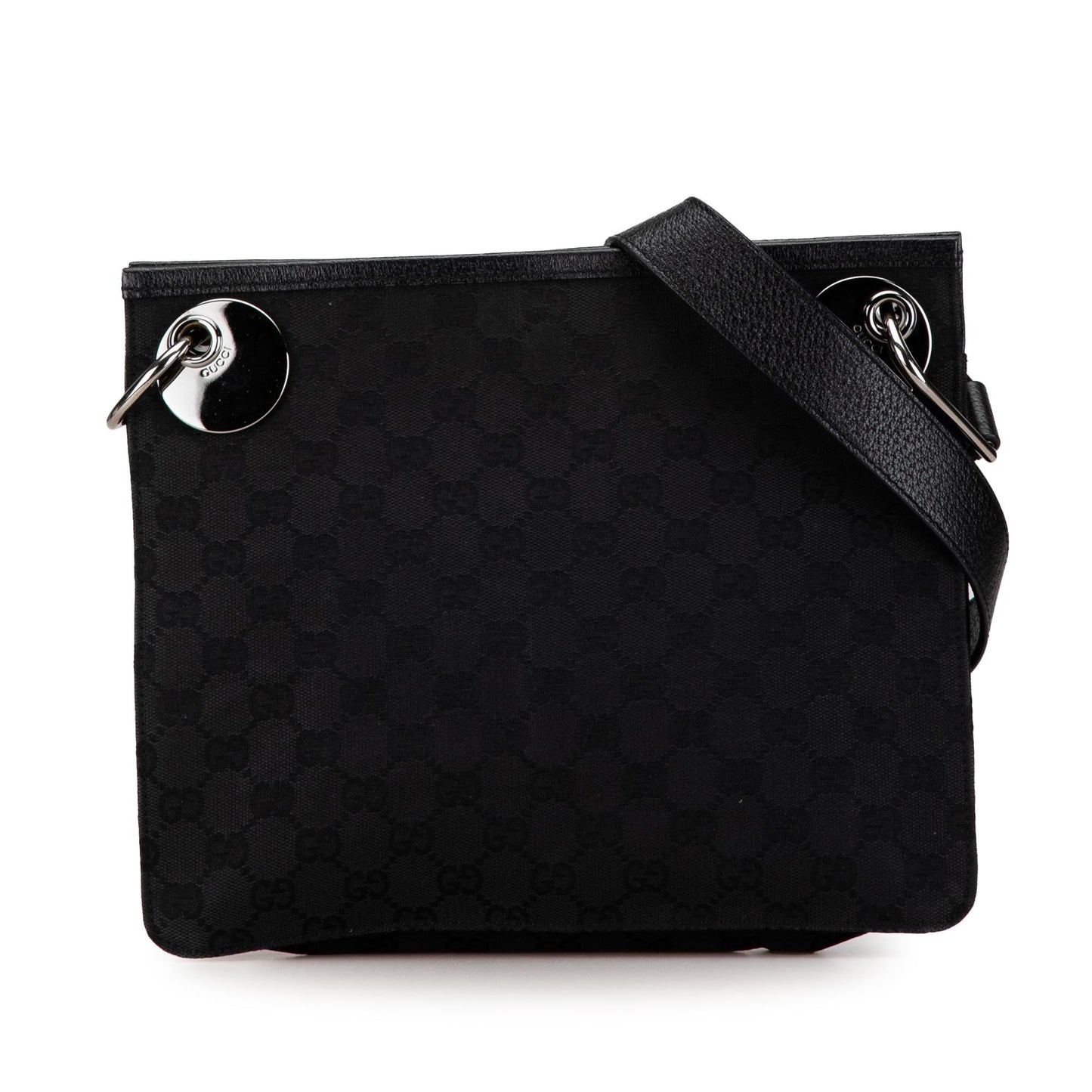 Gucci GG Eclipse SHG-RCjb2b Canvas Calf Black Crossbody Bag