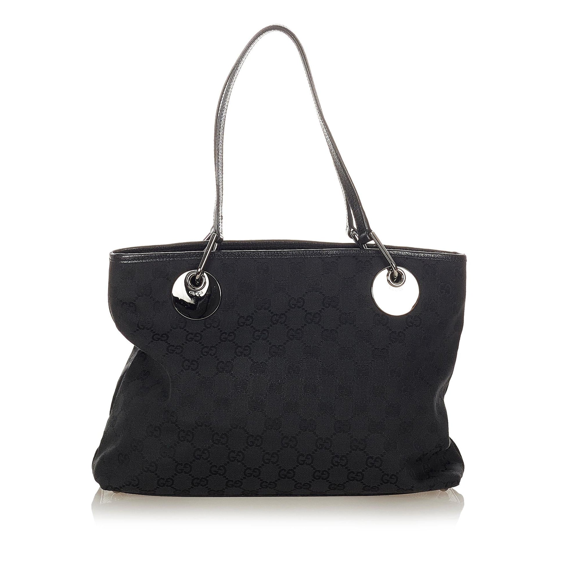 Gucci GG Eclipse SHG Canvas Black Shoulder Bag 4