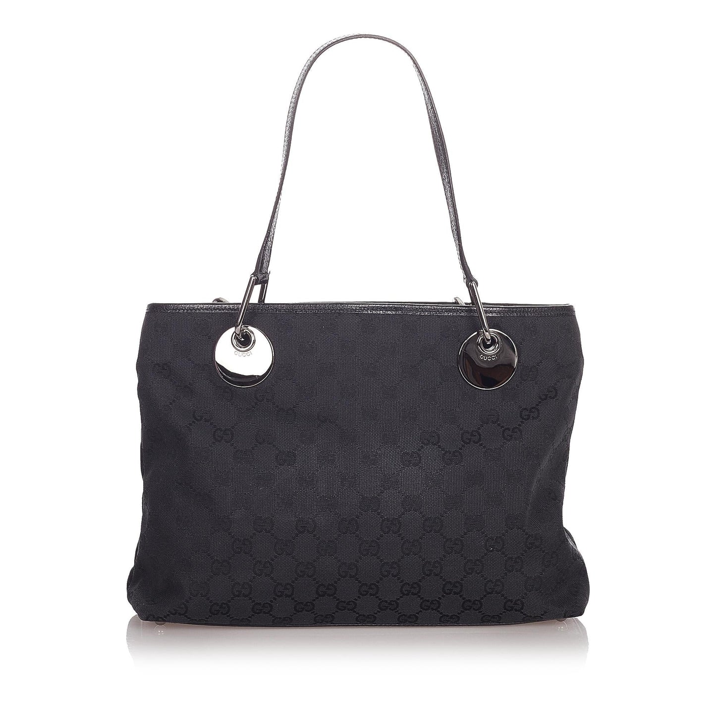 Gucci GG Eclipse SHG Canvas Black Shoulder Bag 7